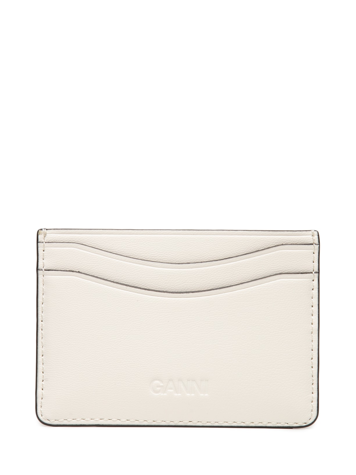 Porta-Cartão Feminino Cat Signature Off White Ganni