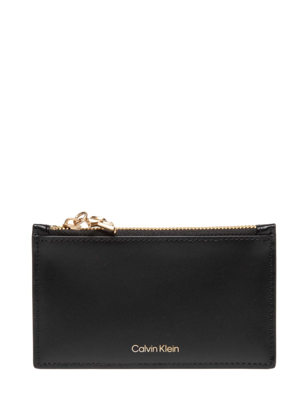 Porta-Cartão Feminino Com Zíper – Preto Calvin Klein Jeans
