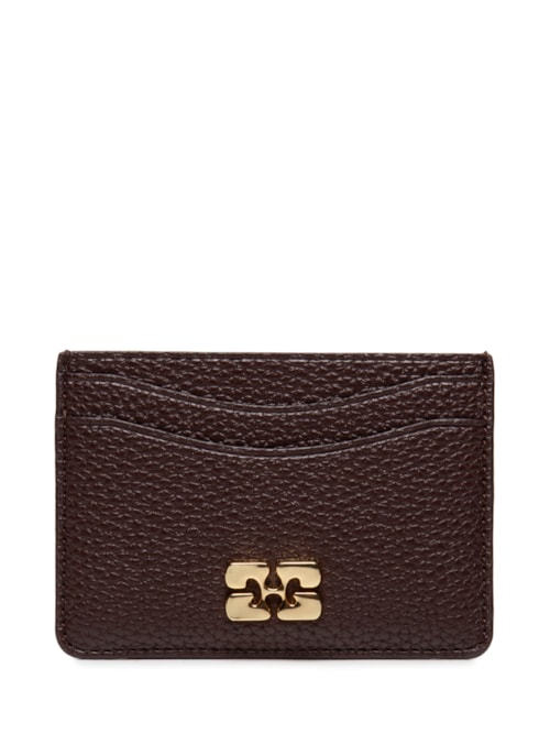 Porta-Cartão Feminino Grained - Marrom