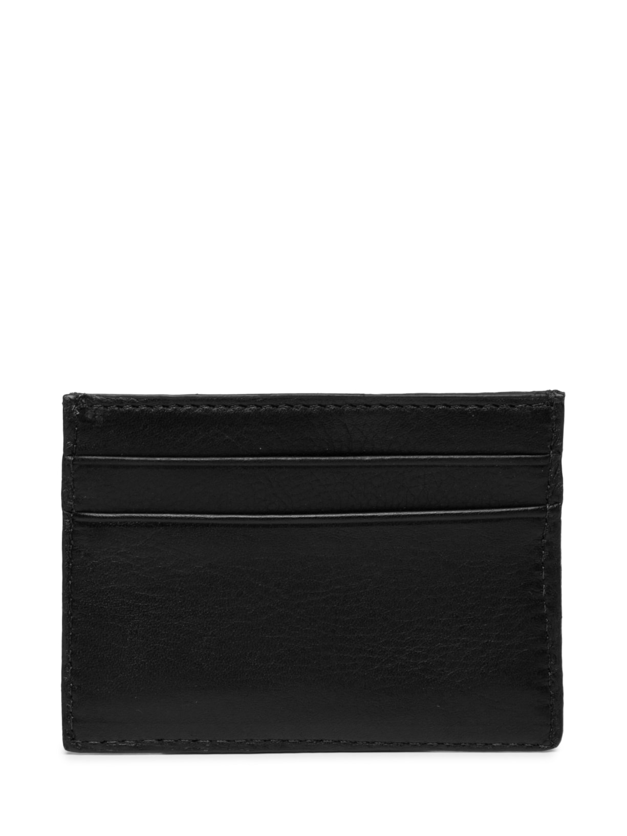 Porta-Cartão Masculino Couro Preto Oficina Reserva