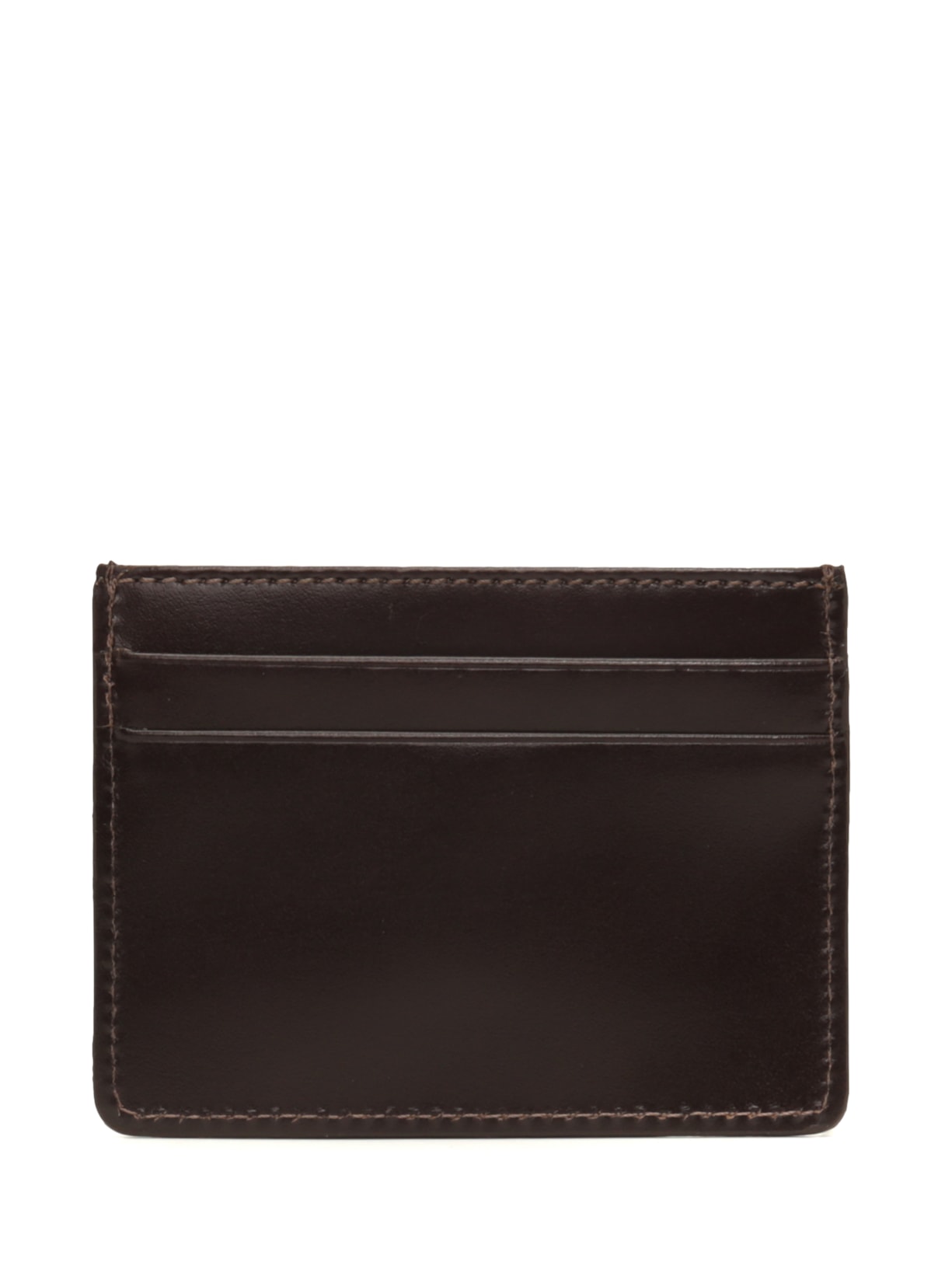 Porta Cartão Masculino De Couro - Marrom