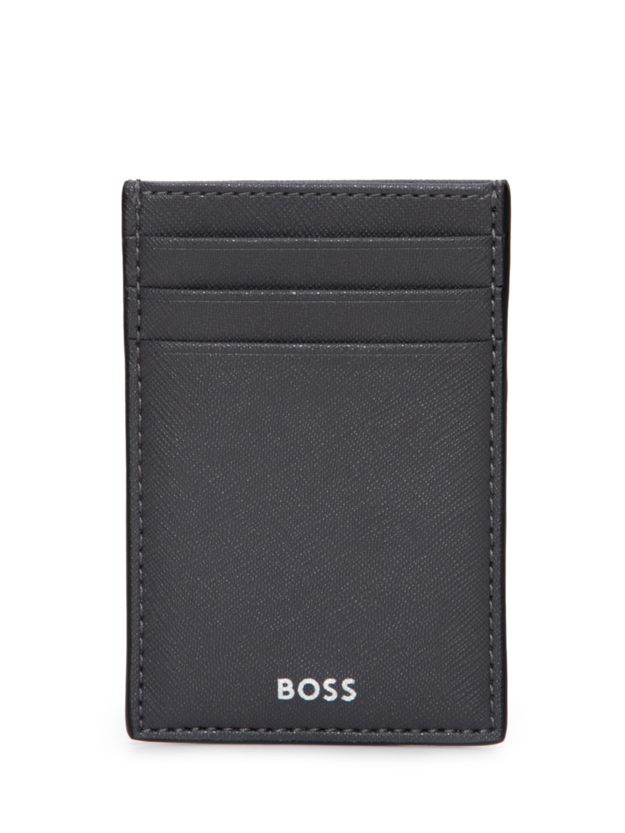 Porta Cartão Masculino Zair Vertical Bifold - Cinza
