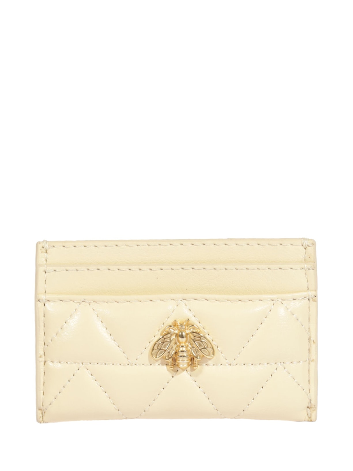 Porta Cartões Feminino Believe Couro Nude - Bege