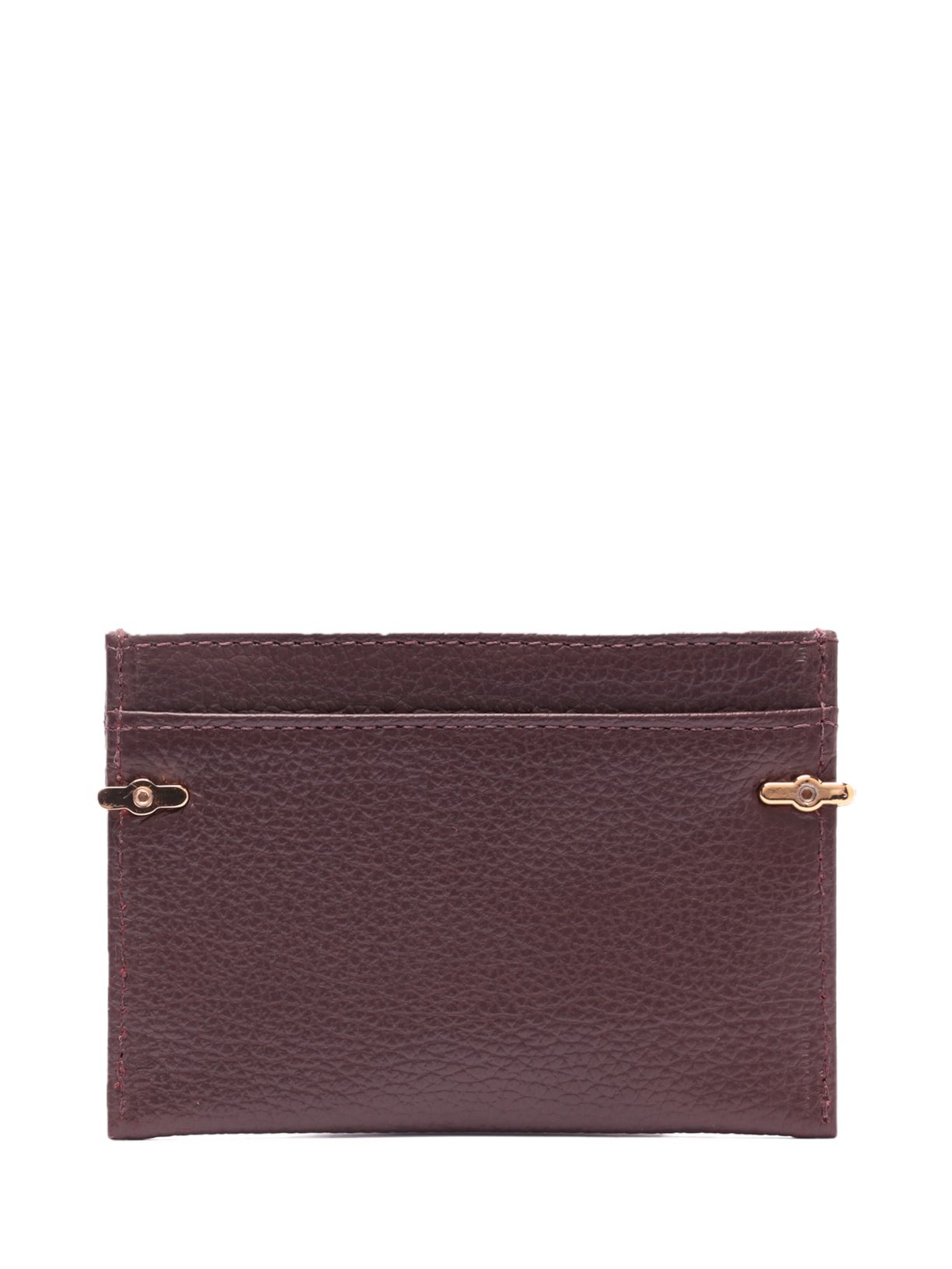 Porta-Cartões Feminino Couro Metais Vermelho Arezzo