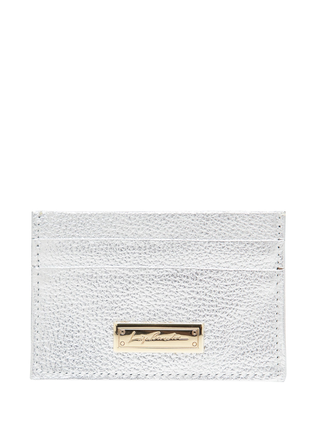 Porta Cartões Feminino Em Couro - Prata