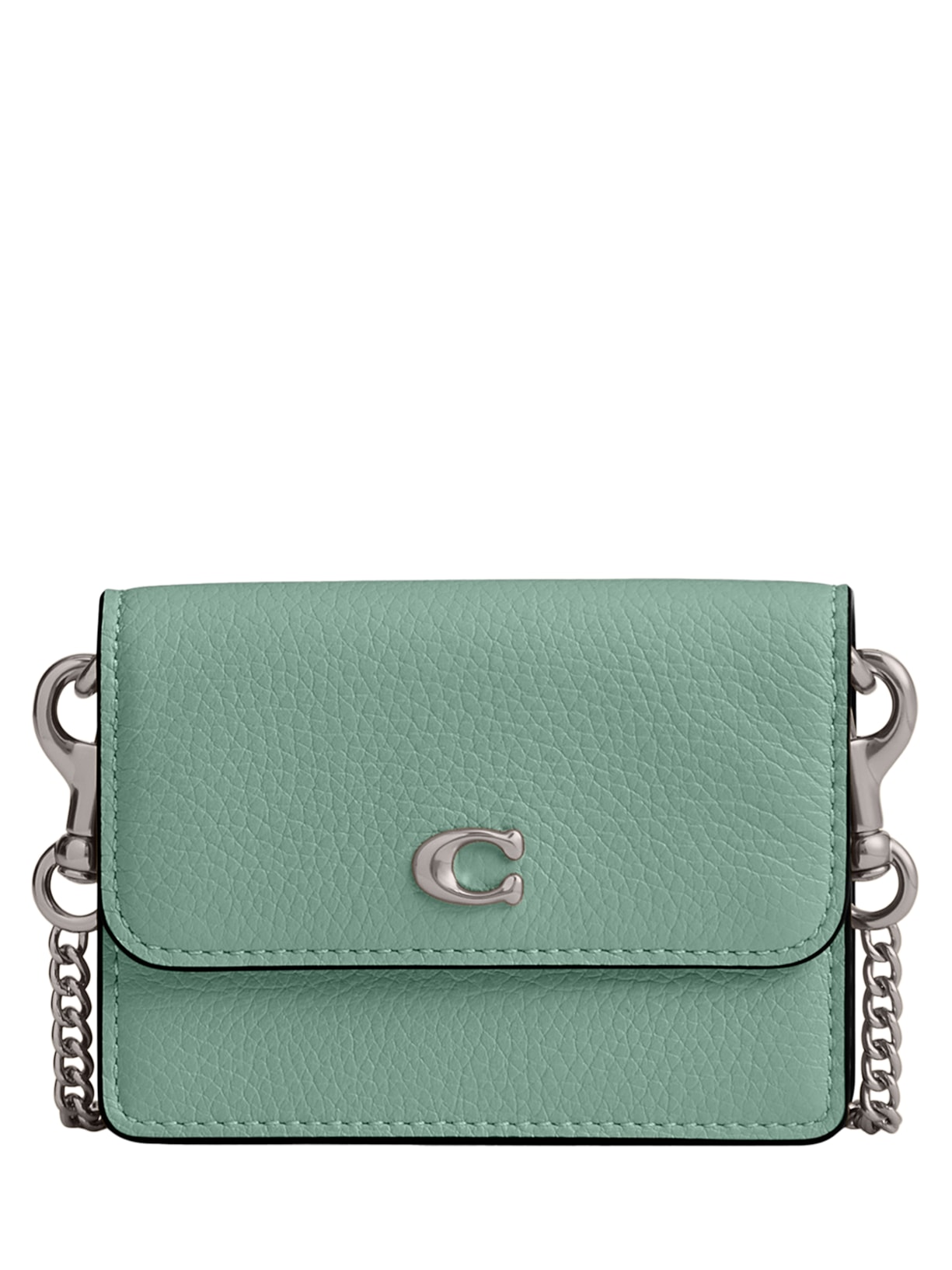 Porta Cartões Feminino Essential Half Flap - Verde