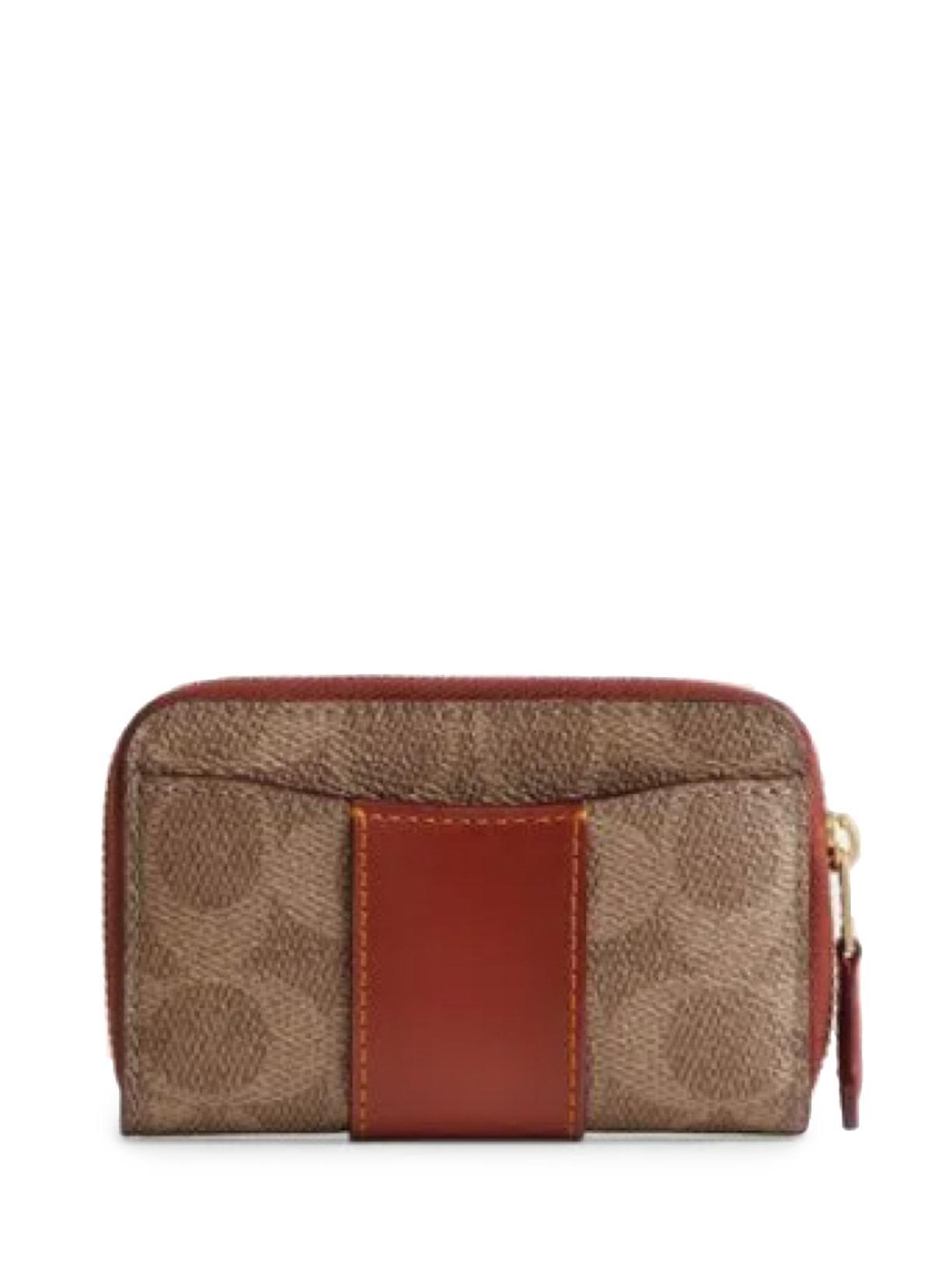 Porta Cartões Feminino Essential Slim Signatura Marrom Coach