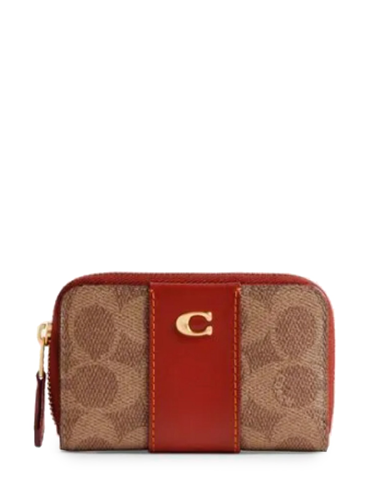 Porta Cartões Feminino Essential Slim Signatura Marrom Coach