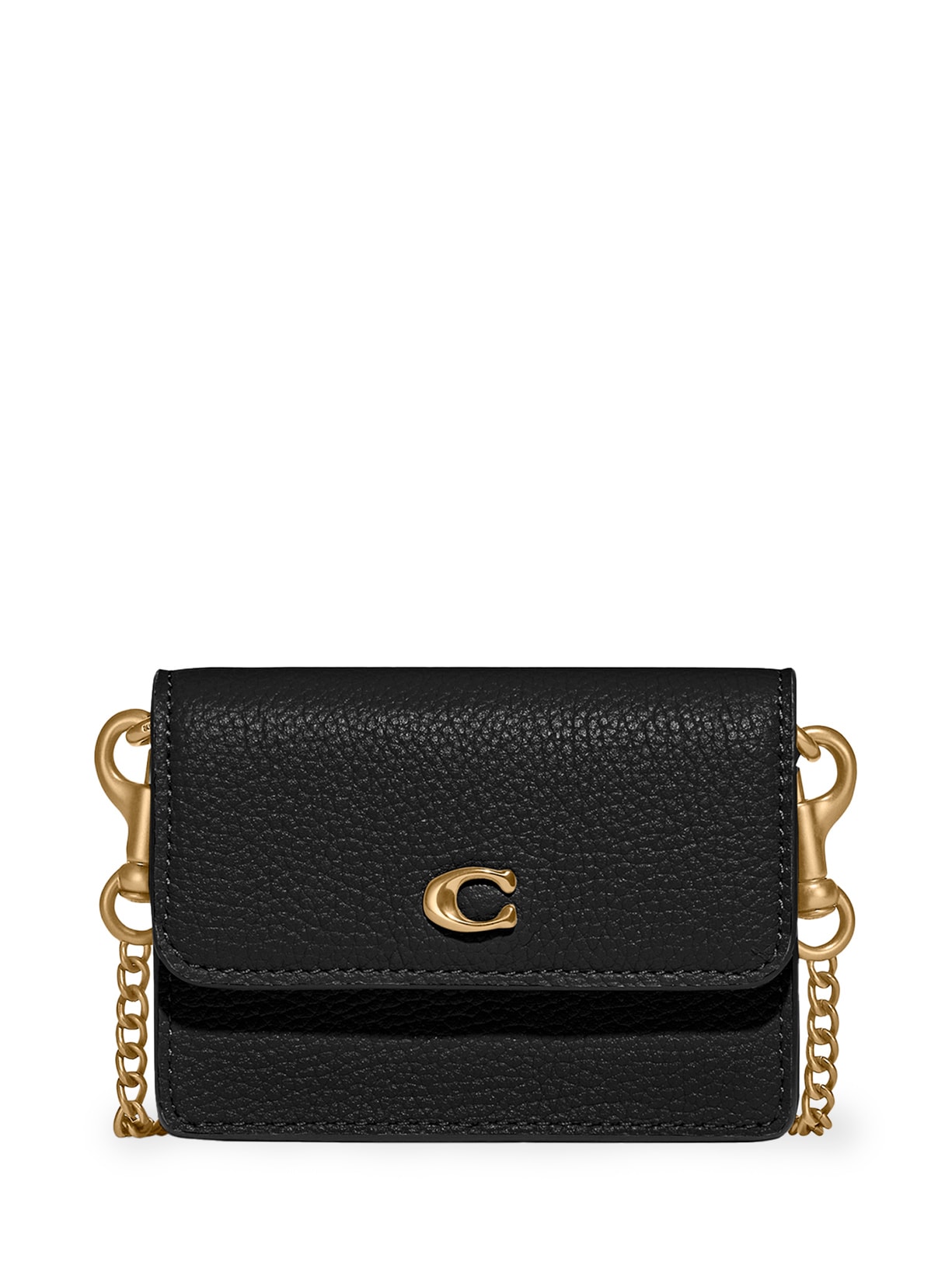 Porta Cartões Feminino Half Flap - Preto