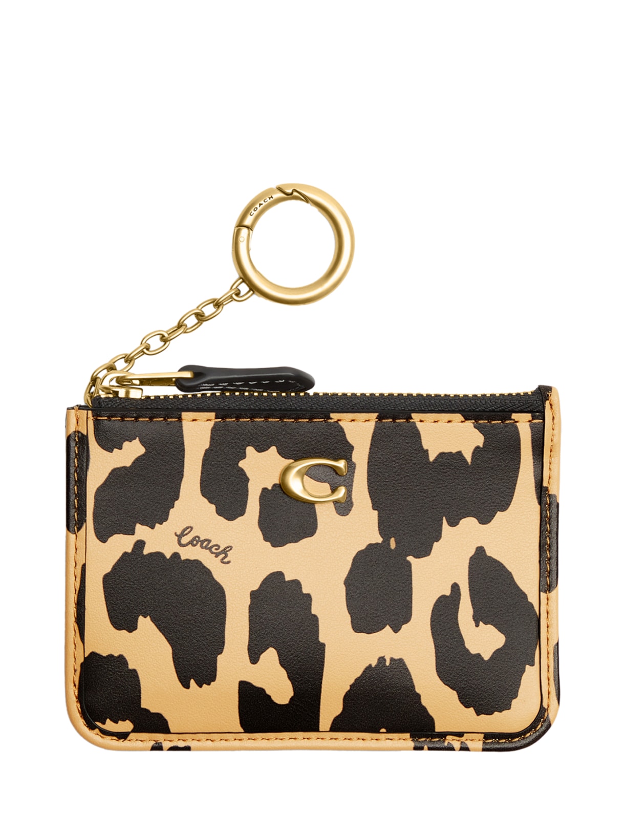 Porta Cartões Feminino Mini Skinny Leopard Print - Animal Print