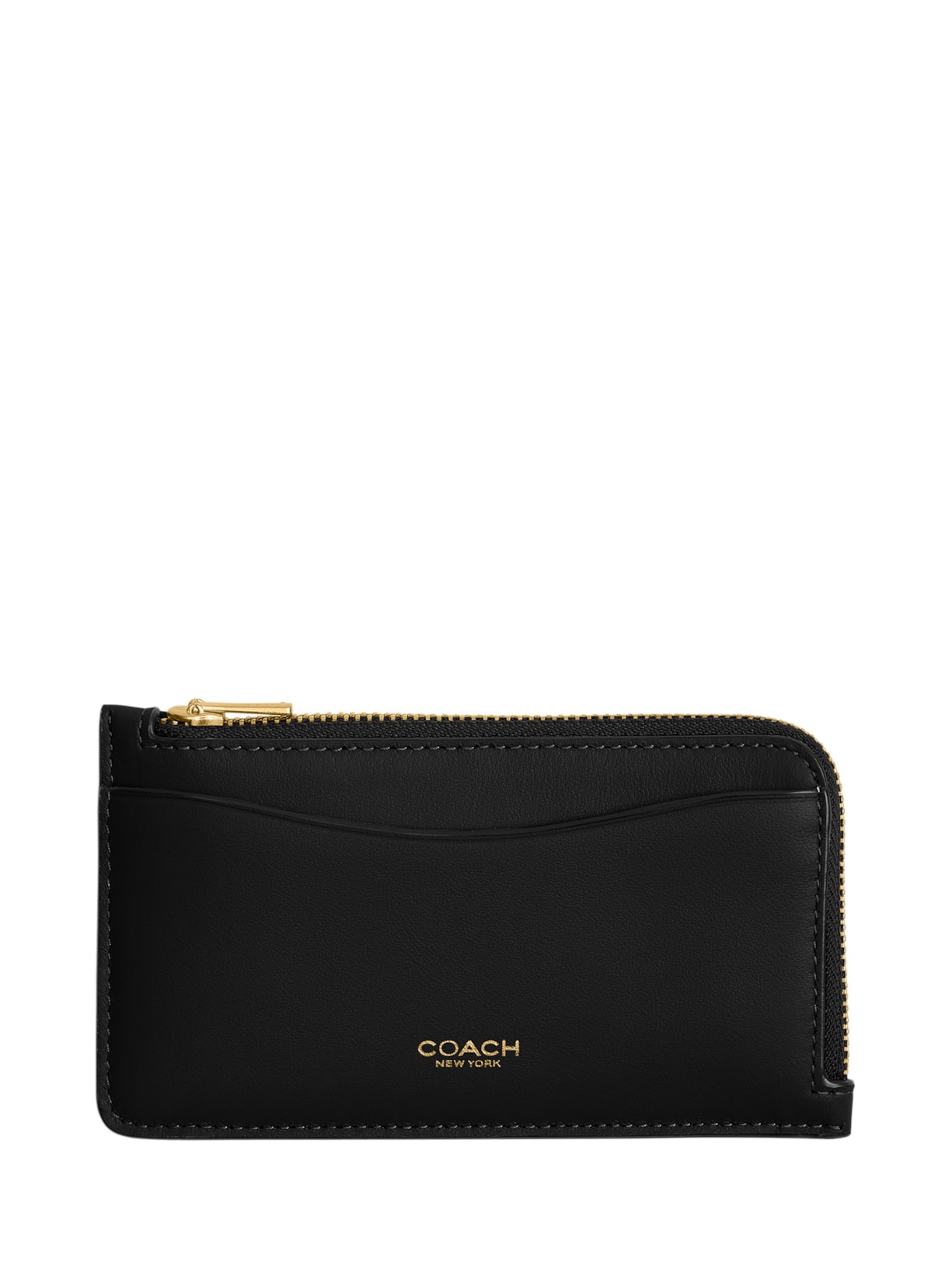 Porta-Cartões Feminino  New York Zip Preto Coach