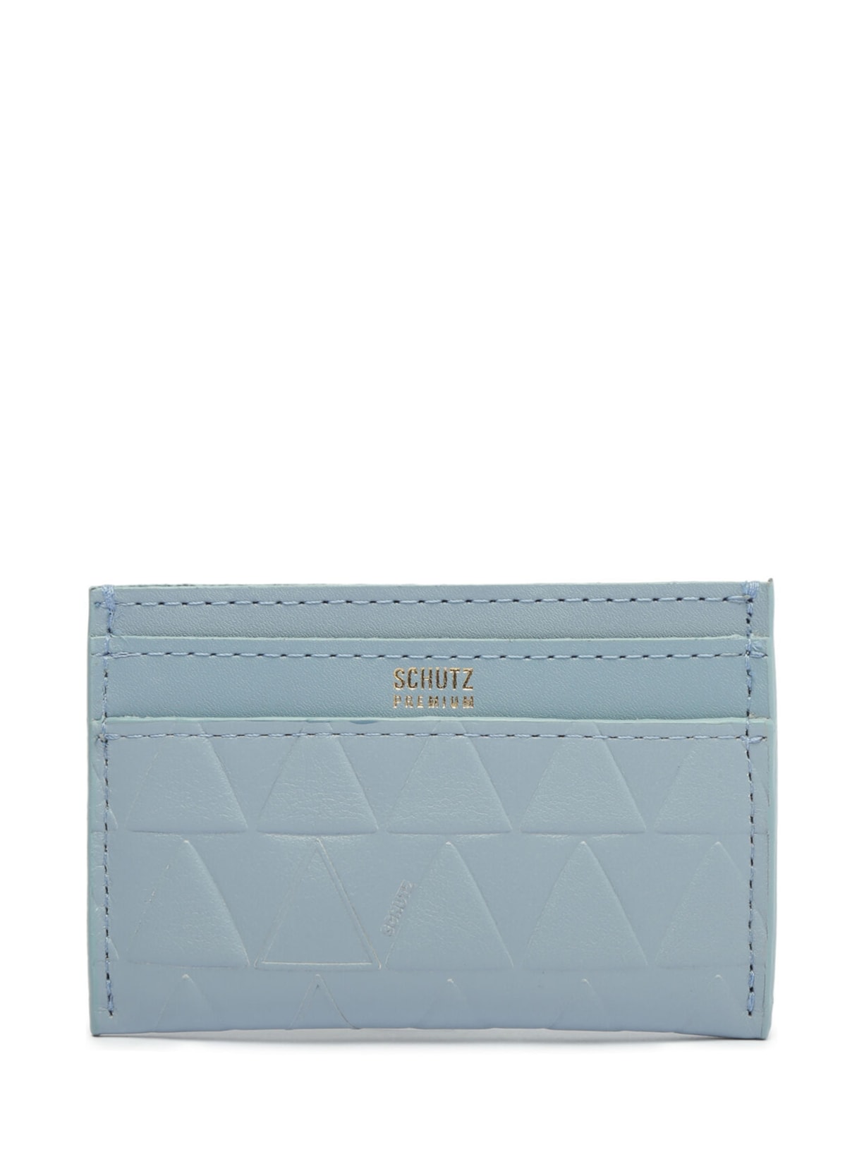 Porta Cartões Feminino Triangle Full Color - Azul