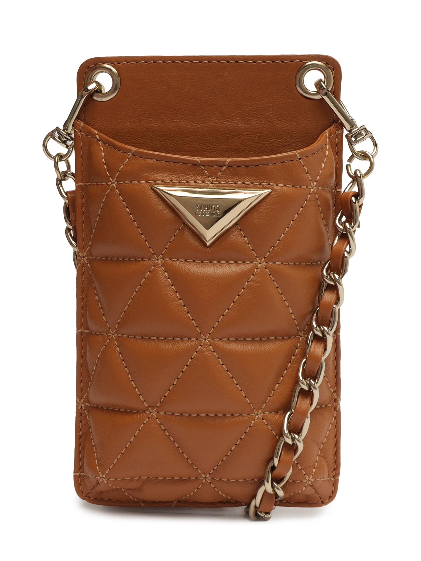 Schutz - Porta Celular 944 Couro - Marrom