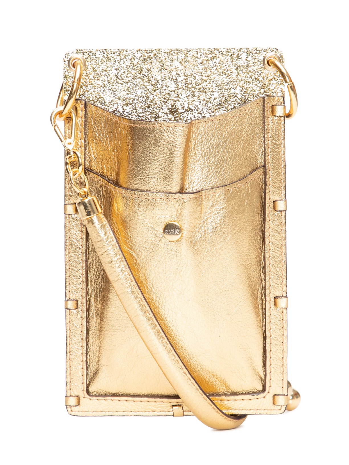 Porta Celular Feminino Hitchhiker - Dourado