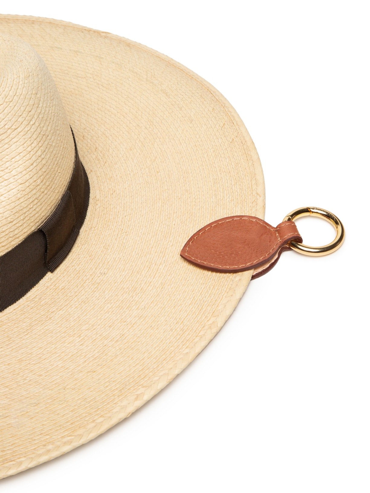 Porta Chapéu Texturizado Em Couro Marrom '2Essential