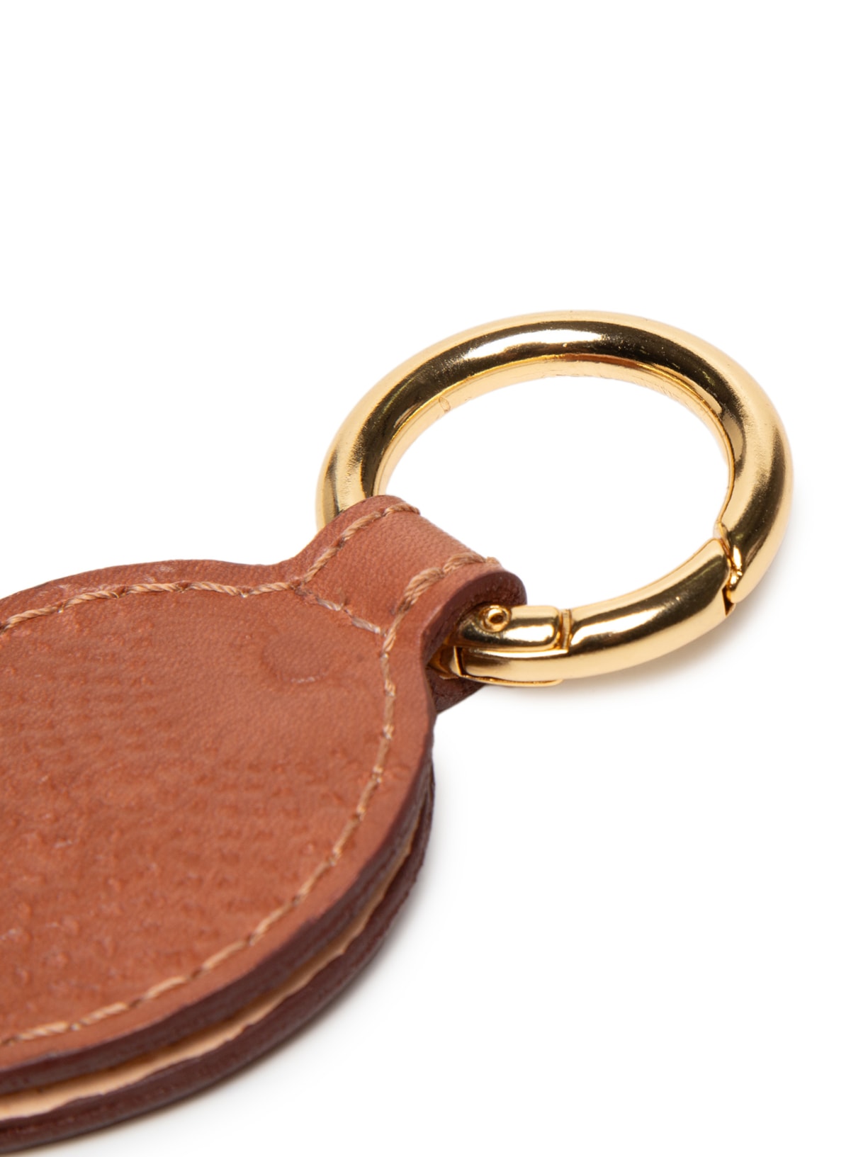 Porta Chapéu Texturizado Em Couro Marrom '2Essential