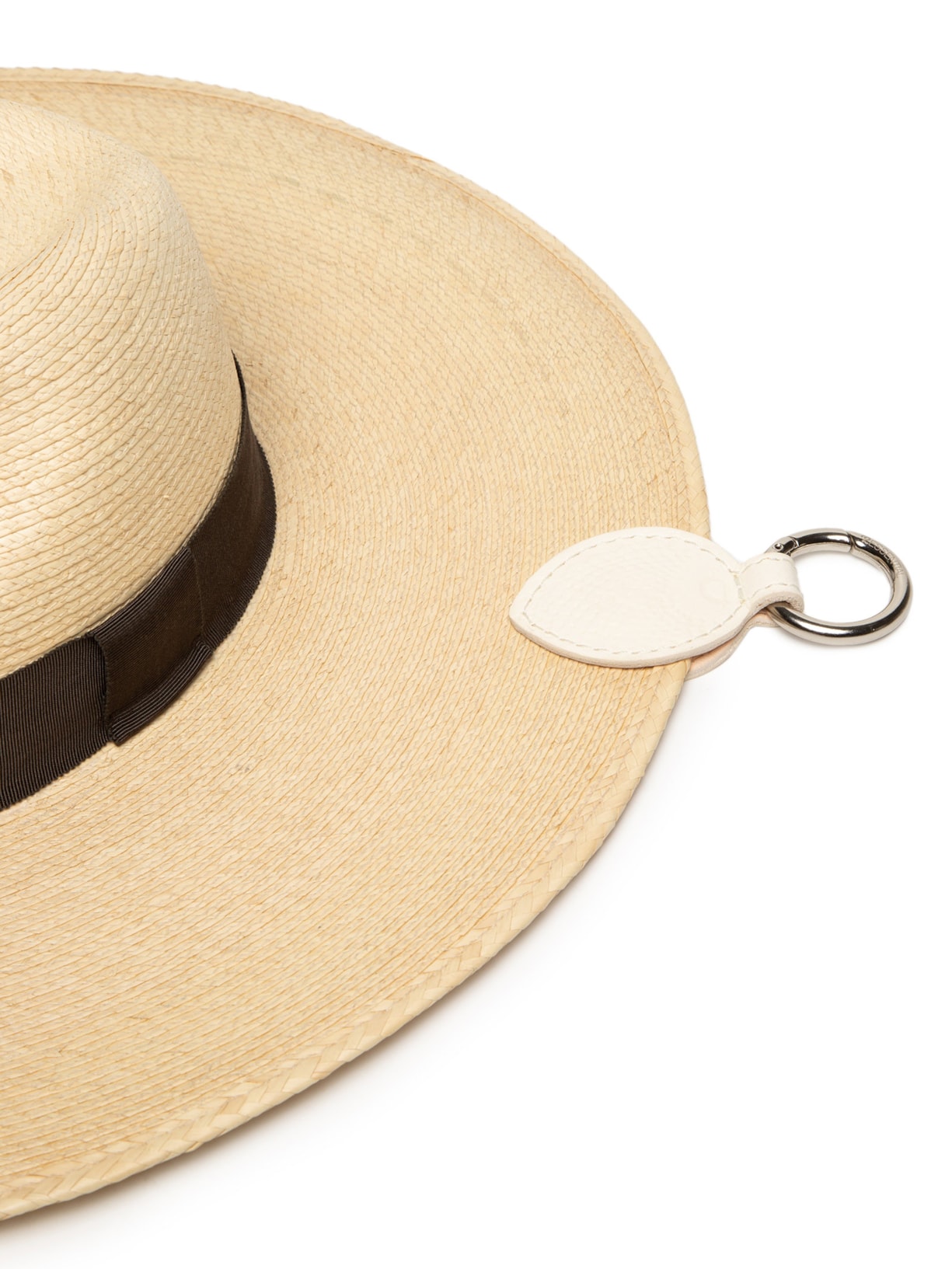 Porta Chapéu Texturizado Em Couro Off White '2Essential