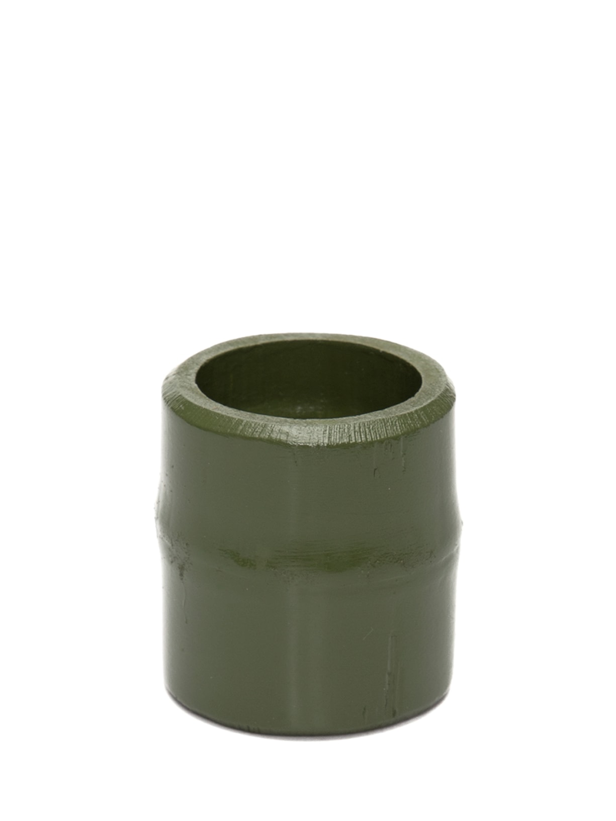 Porta Guardanapo De Bambu Verde Musgo Mameg