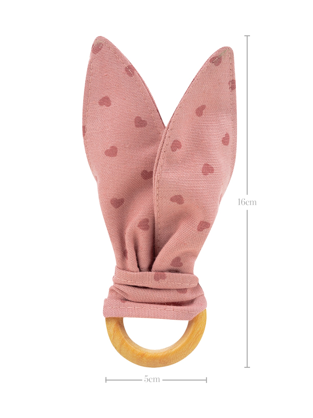 Porta Guardanapo Little Heart Blush Rosa Mameg