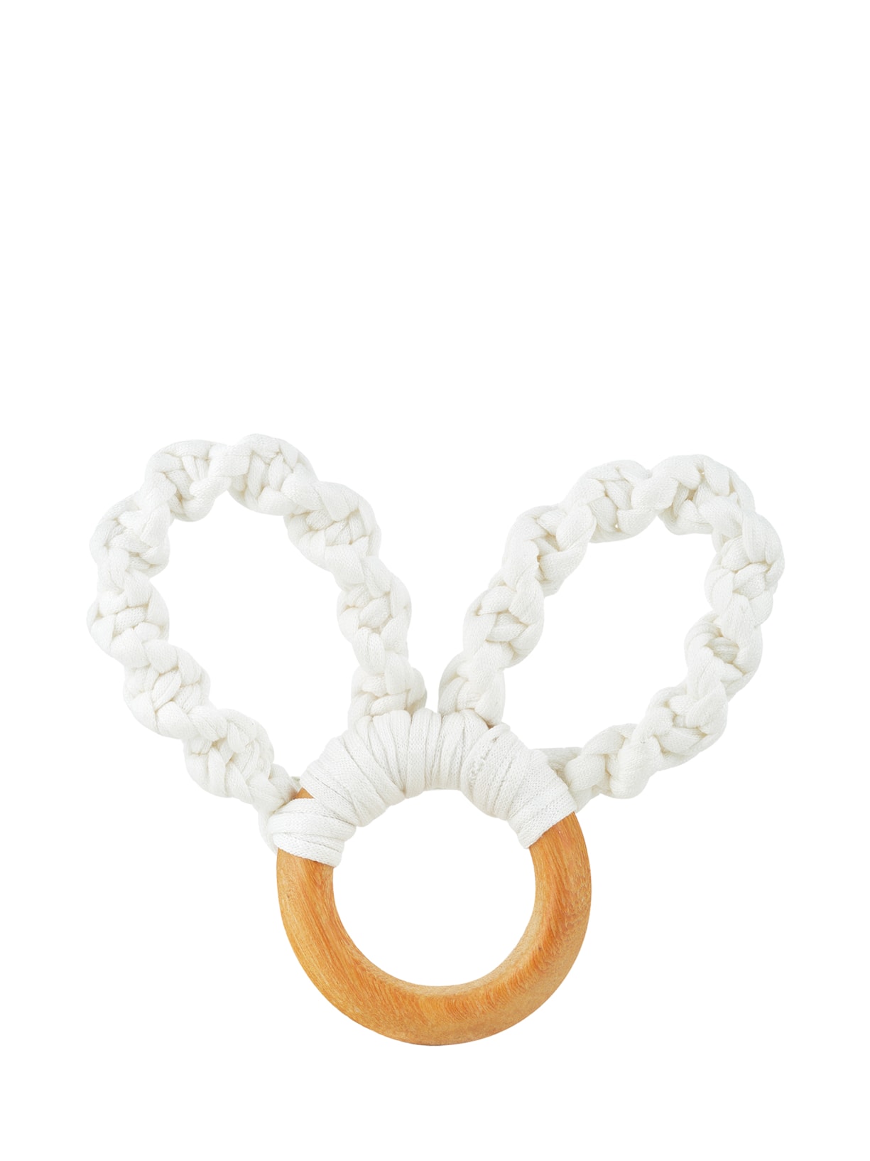 Porta Guardanapo Orelha Macramê - Branco