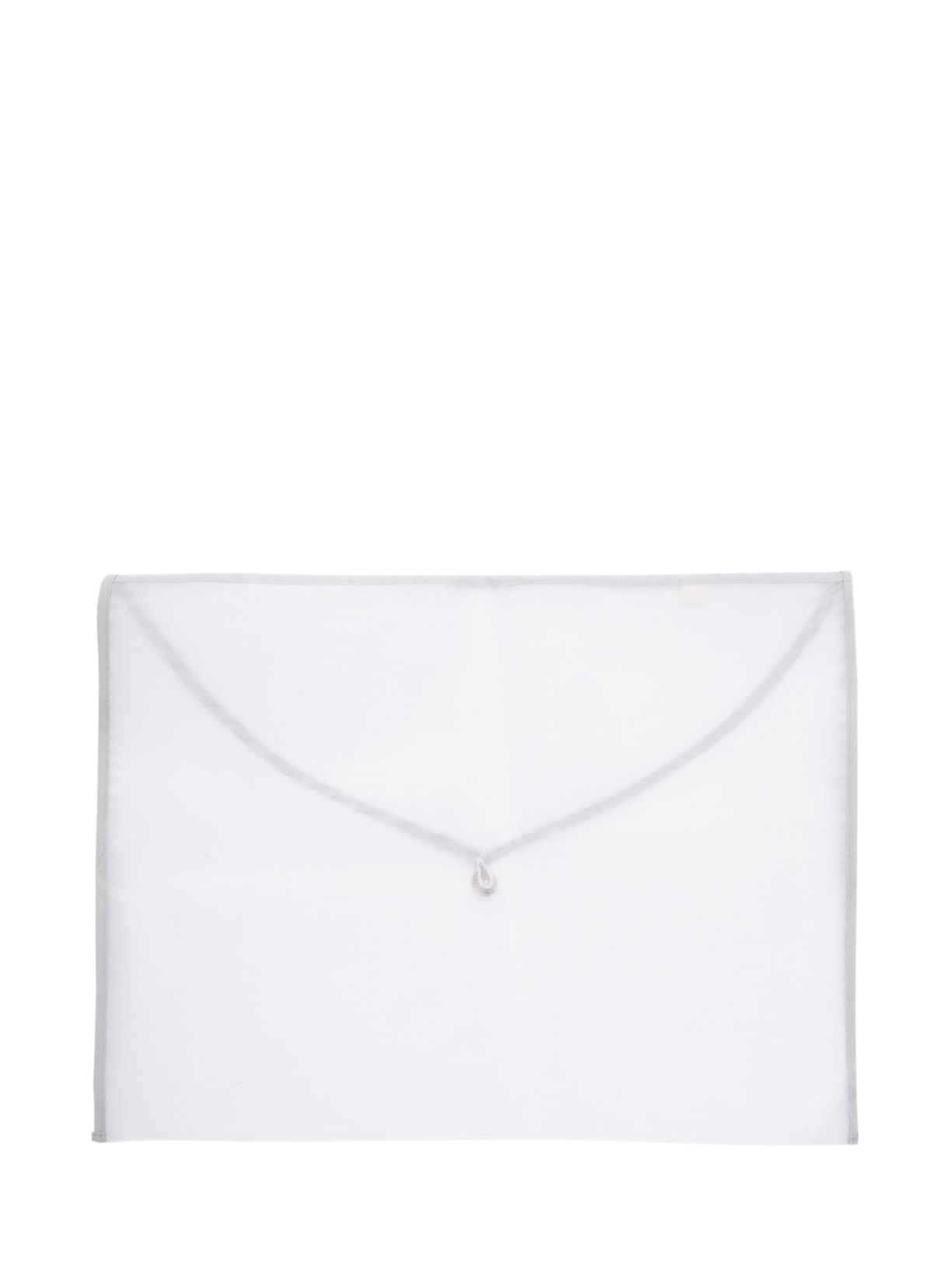 Porta Jogo Americano Redondo Envelope 1 Unidade Branco Atelier Couvert
