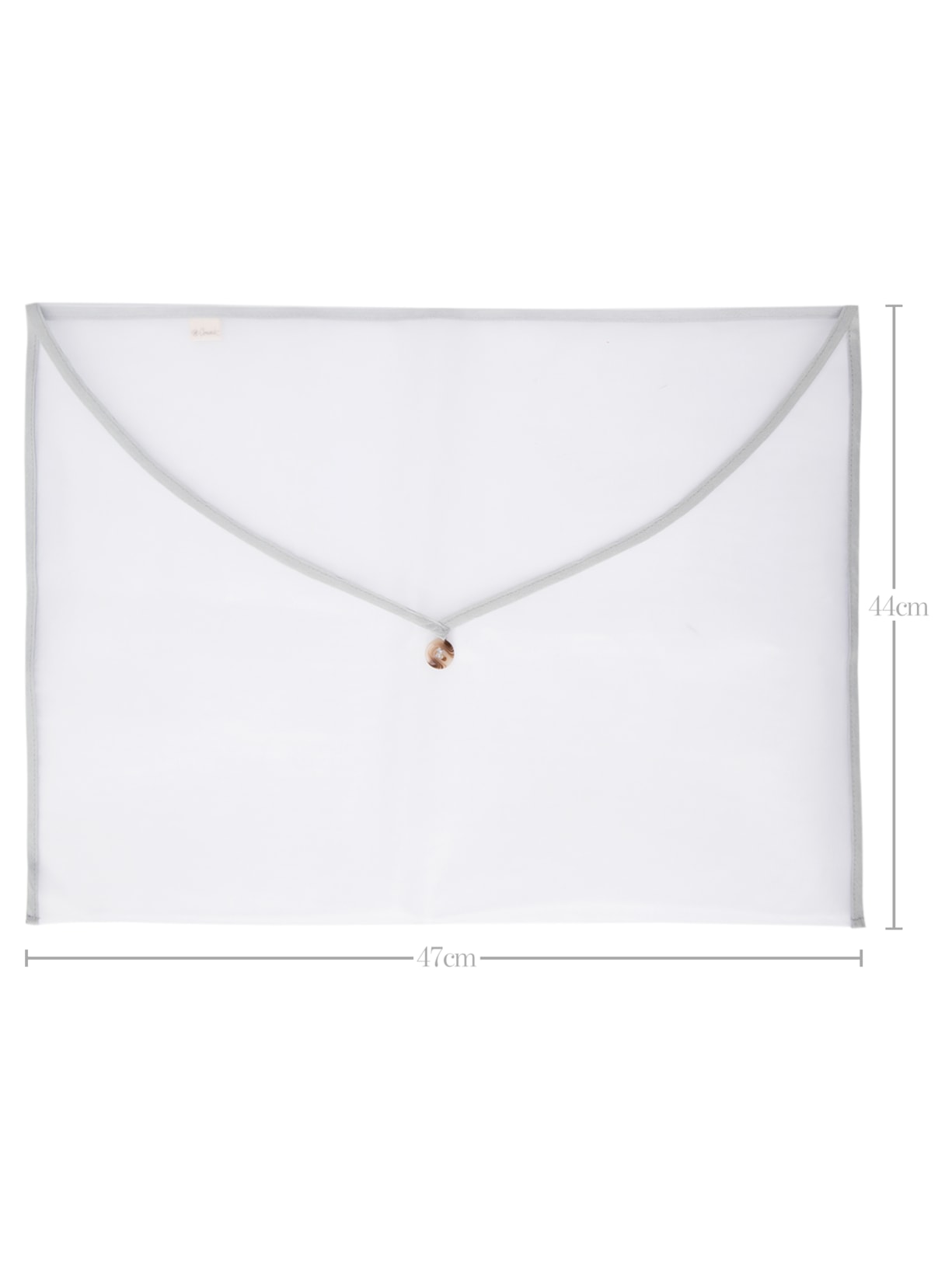 Porta Jogo Americano Redondo Envelope 1 Unidade Branco Atelier Couvert