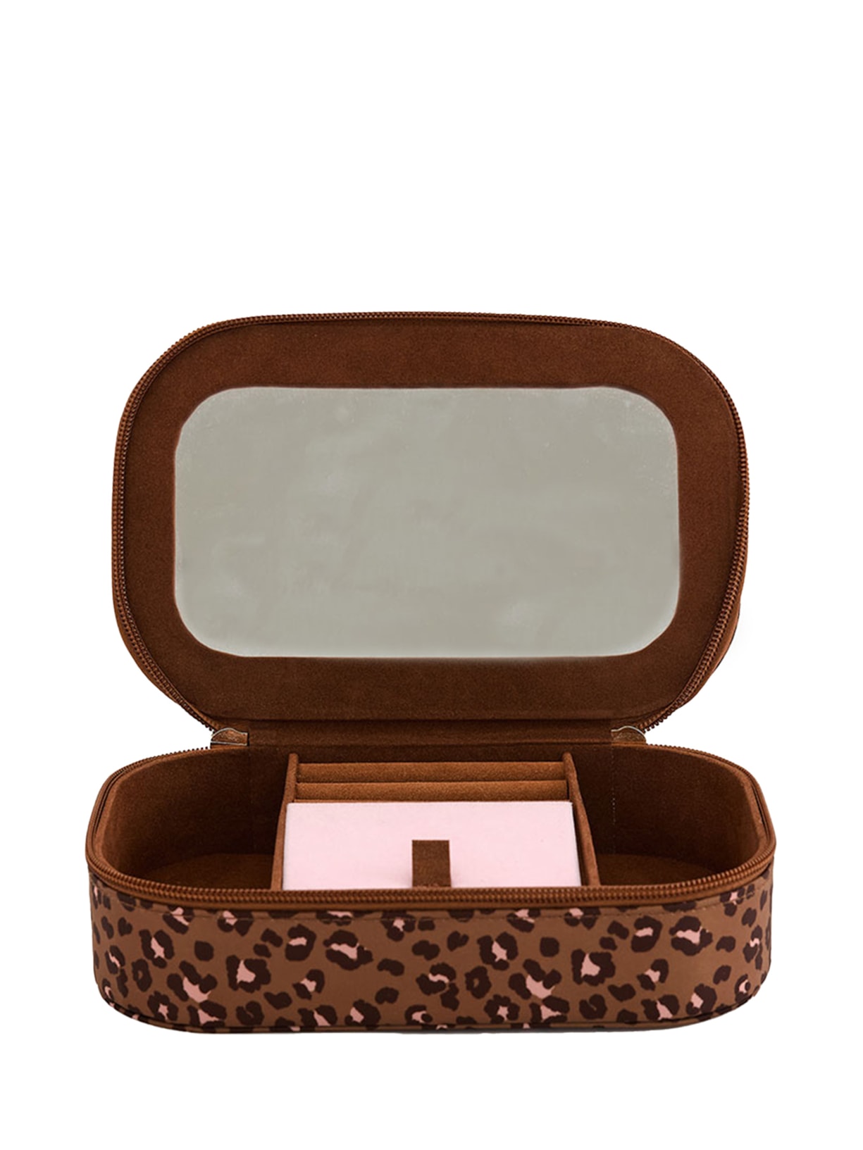 Porta Joia Feminino Onça Bandana Caramelo Animal Print Farm Etc