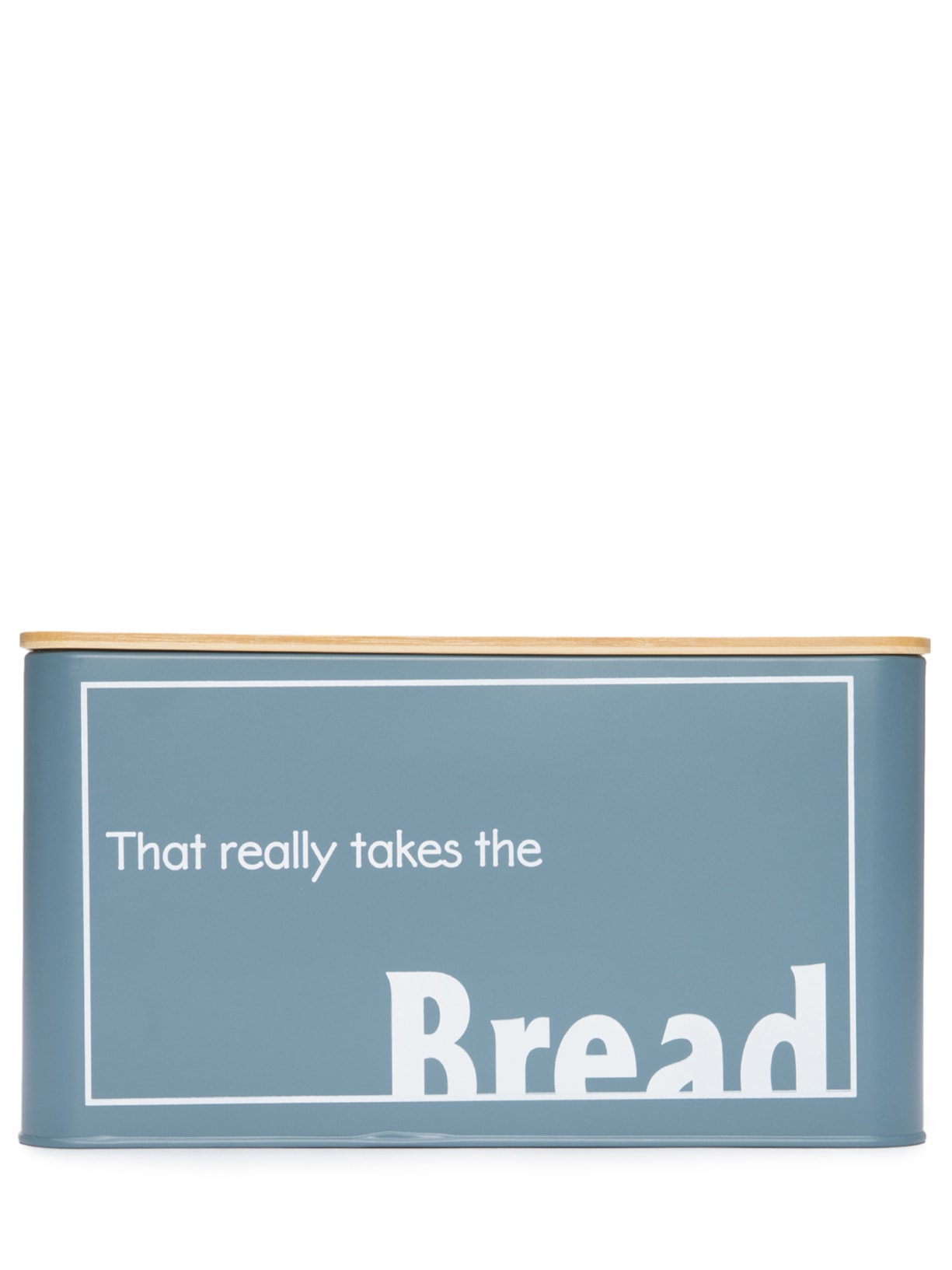 Porta Pão Com Tampa De Bambu Em Metal - Verde