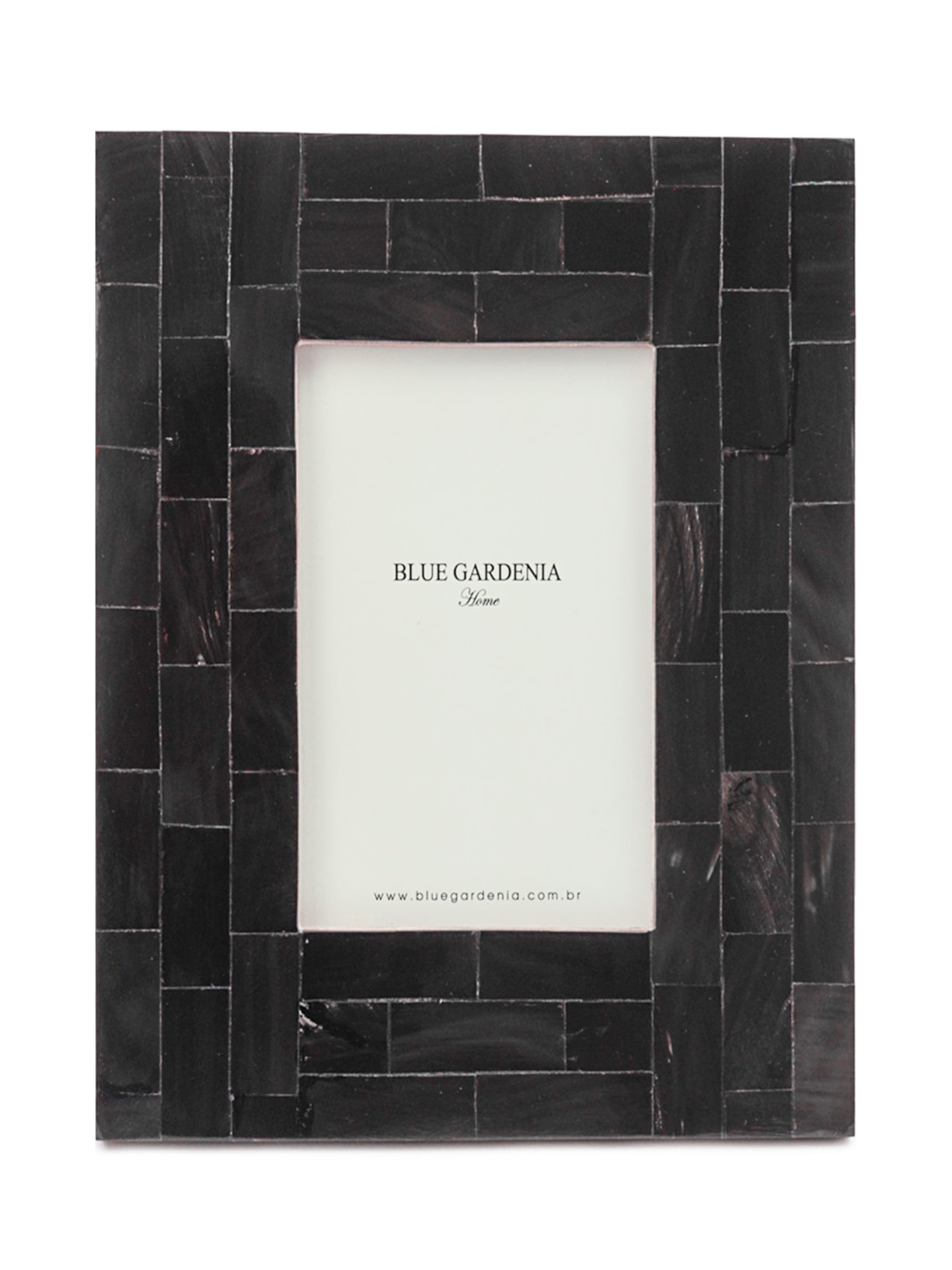 Porta Retrato Efeso Preto Blue Gardenia