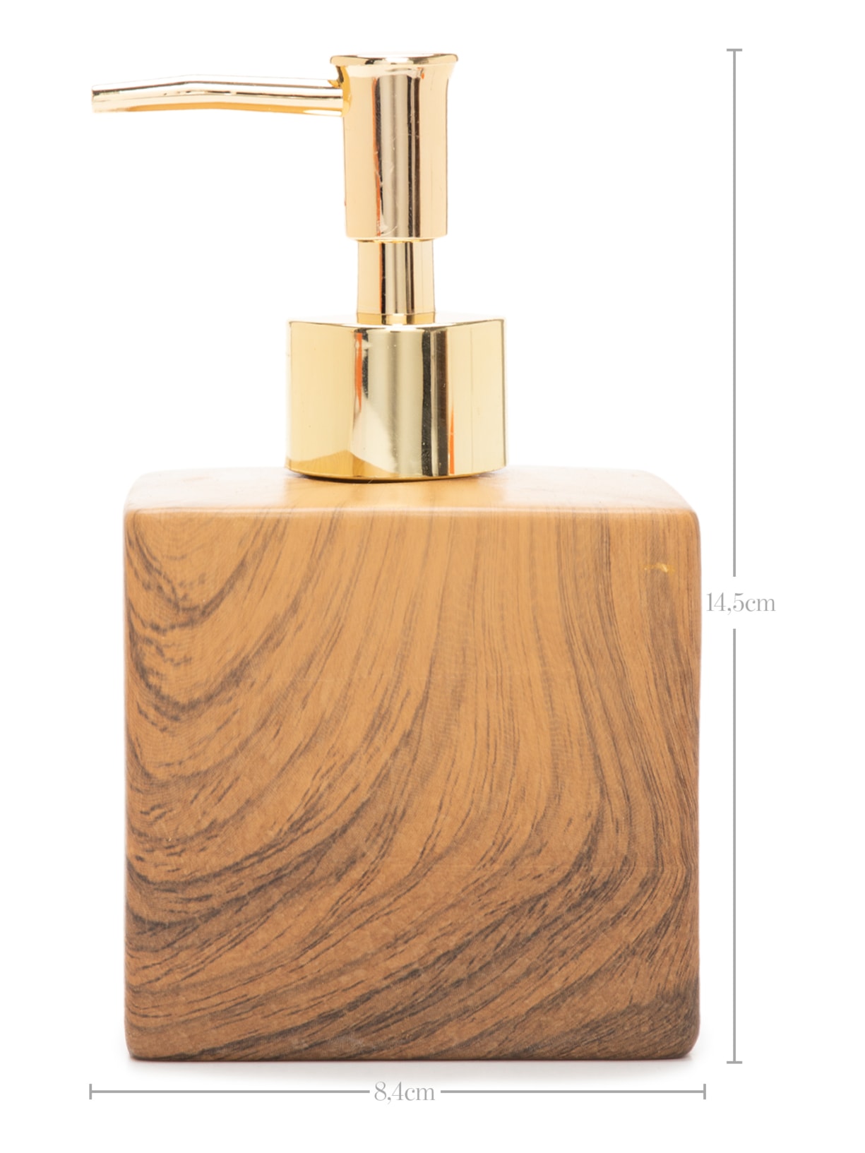 Porta Sabonete Em Cerâmica 1 Peça Marrom '2Home