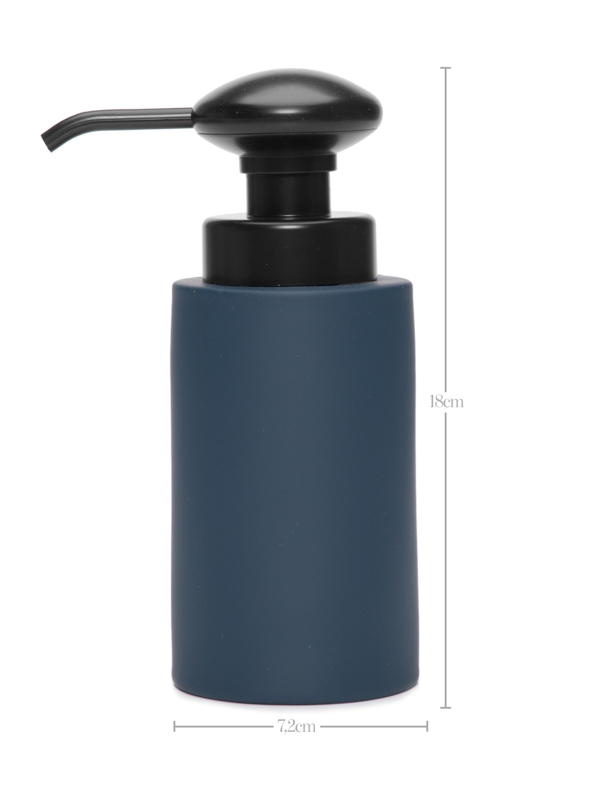Porta Sabonete Líquido Em Porcelana Azul '2Home