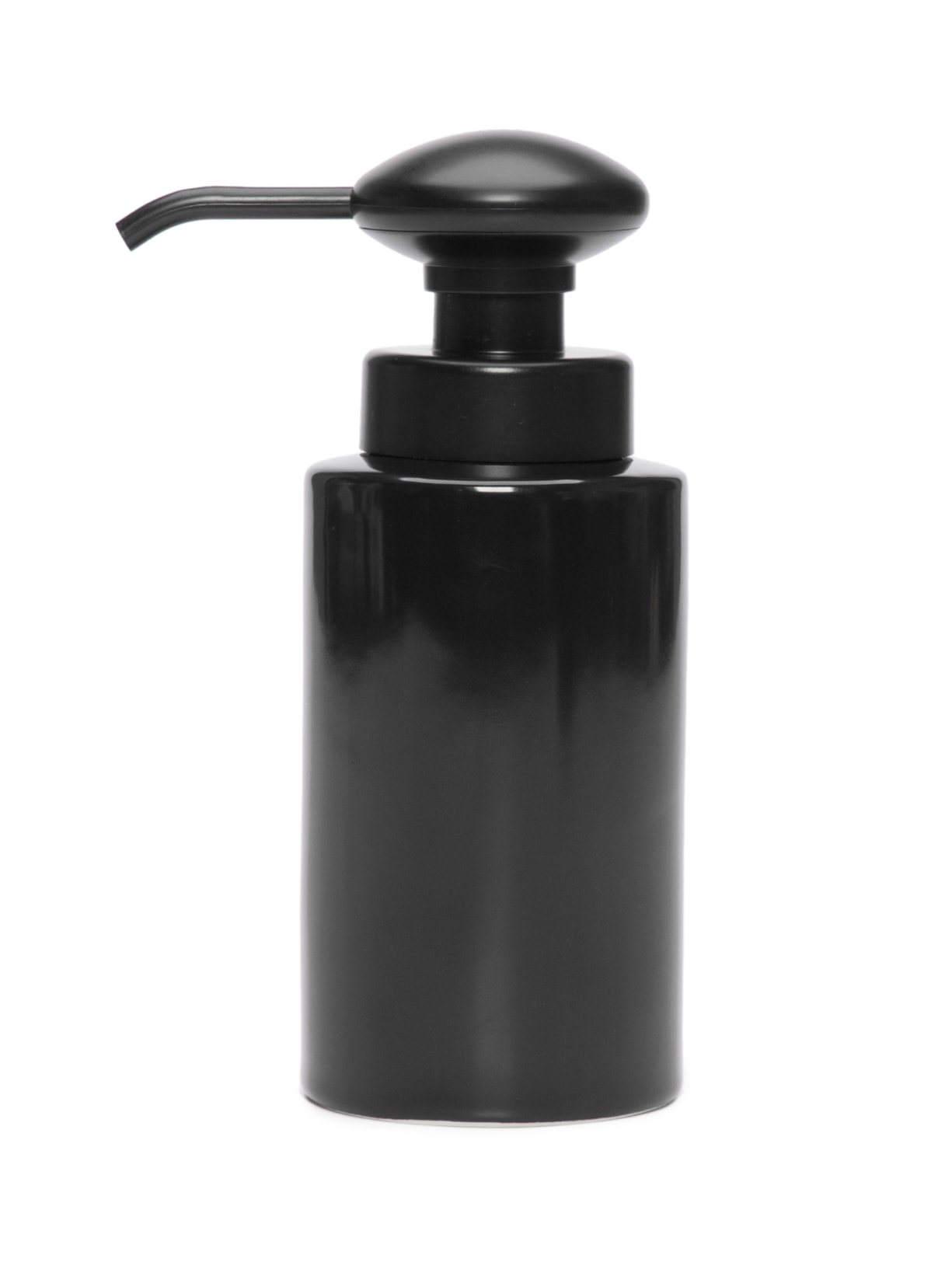 Porta Sabonete Líquido Em Porcelana - Preto