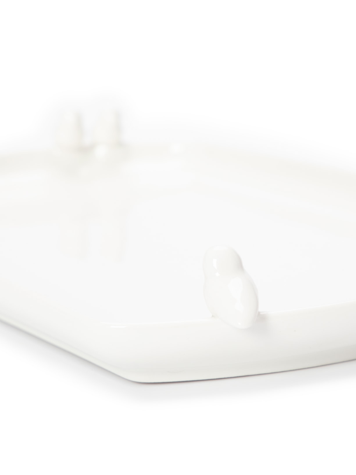 Prato Birds Em Porcelana Branco Wolff