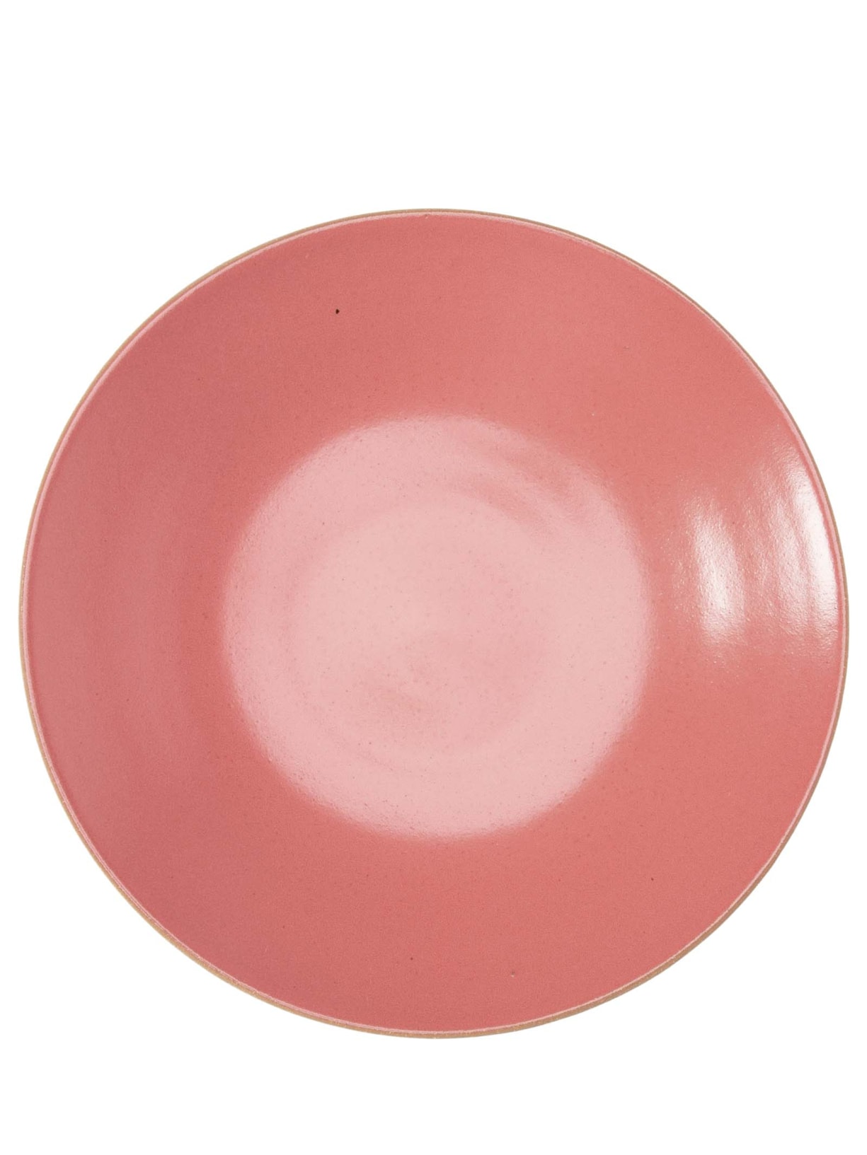 Prato Cone Em Cerâmica - Rosa