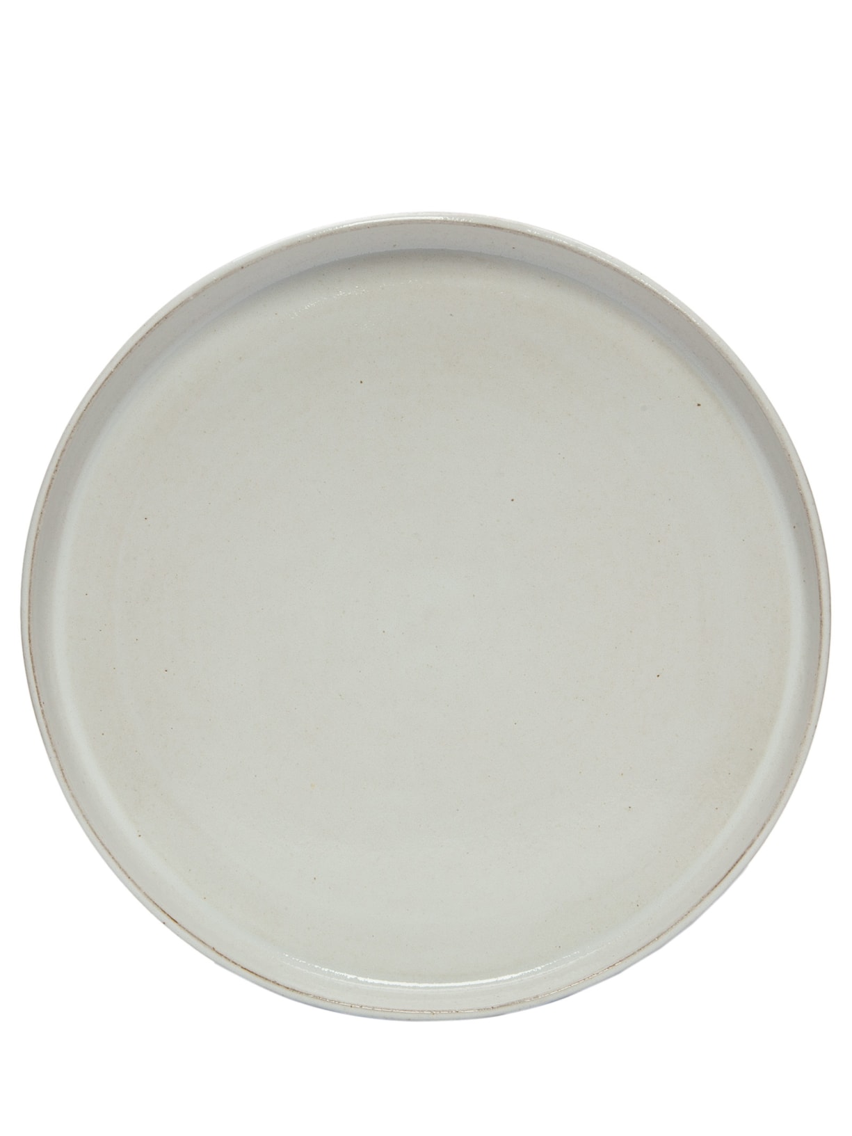 Prato De Bolo Em Cerâmica - Branco