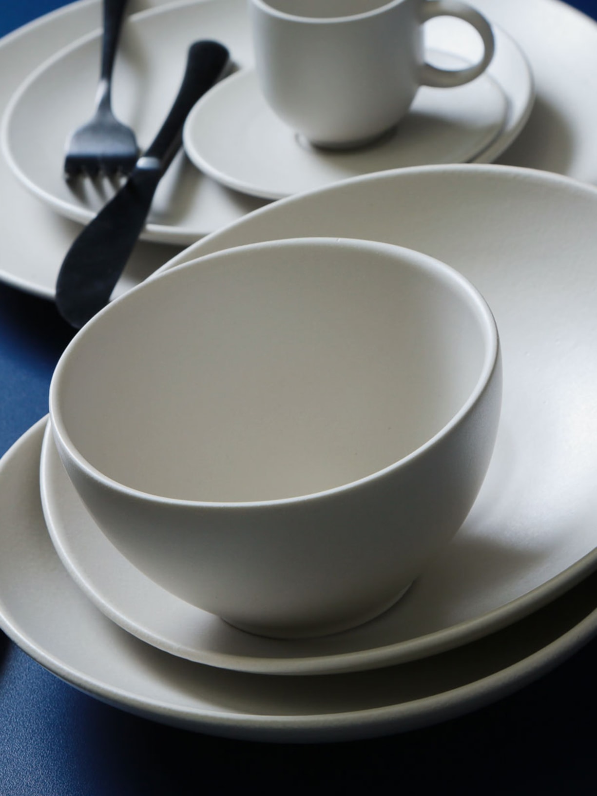 Prato De Sobremesa Coup Stoneware Vit Cinza Porto Brasil