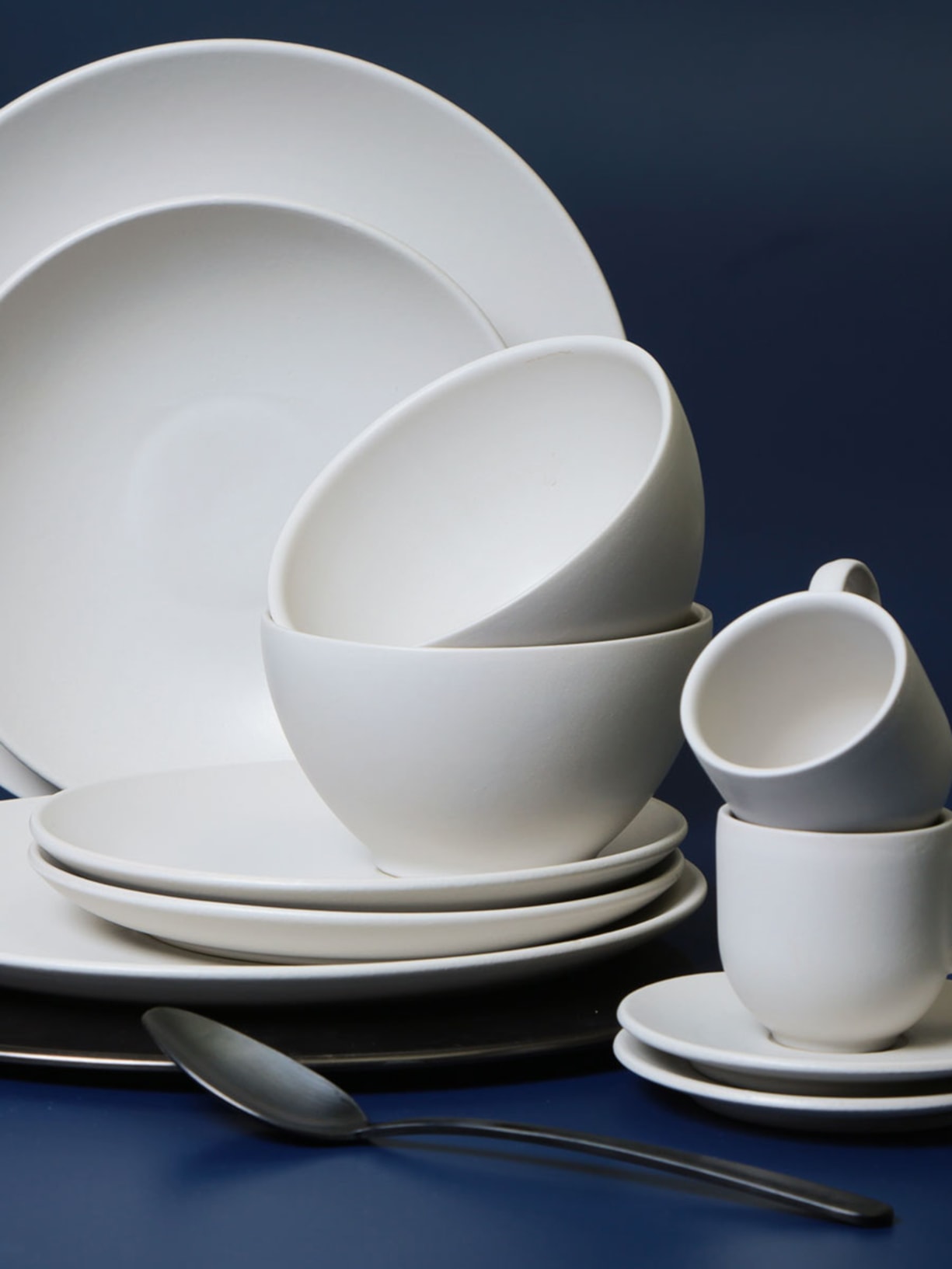 Prato De Sobremesa Coup Stoneware Vit Cinza Porto Brasil
