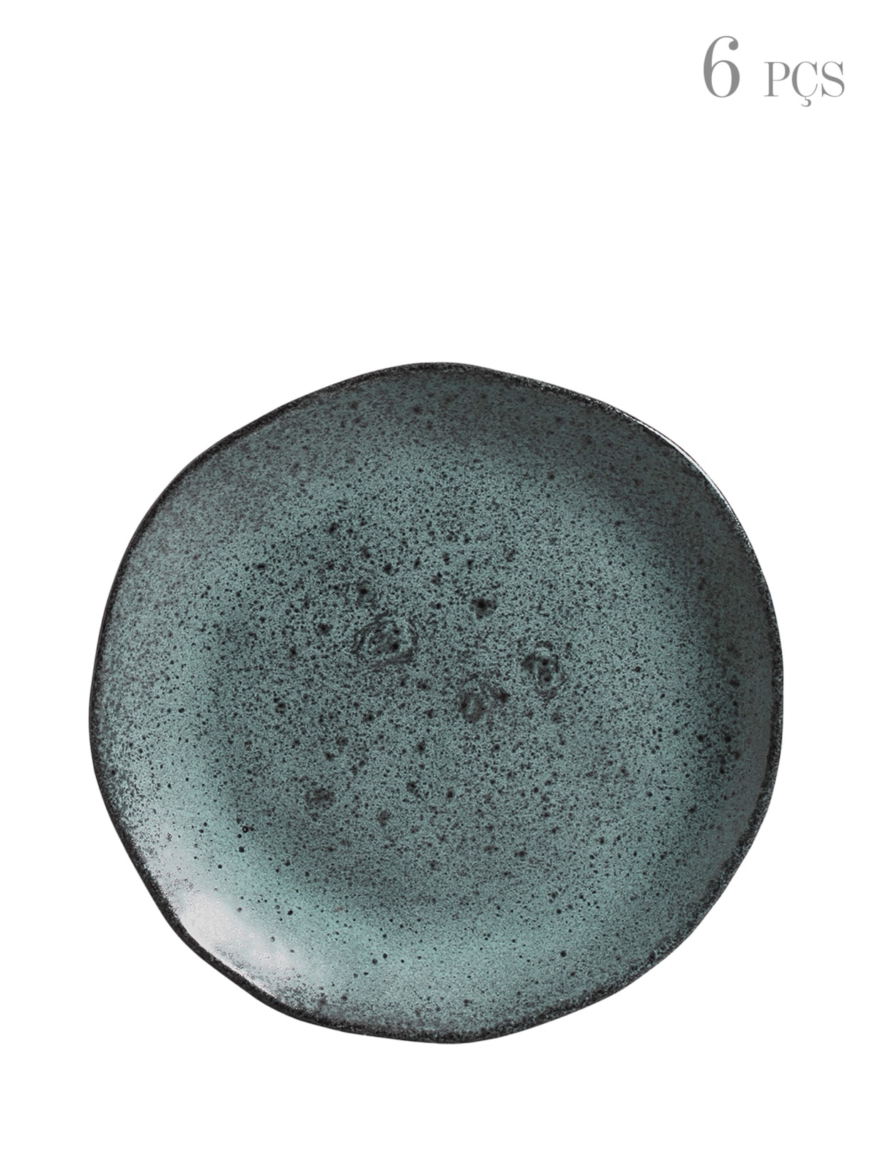 Prato De Sobremesa Orgânico - Azul