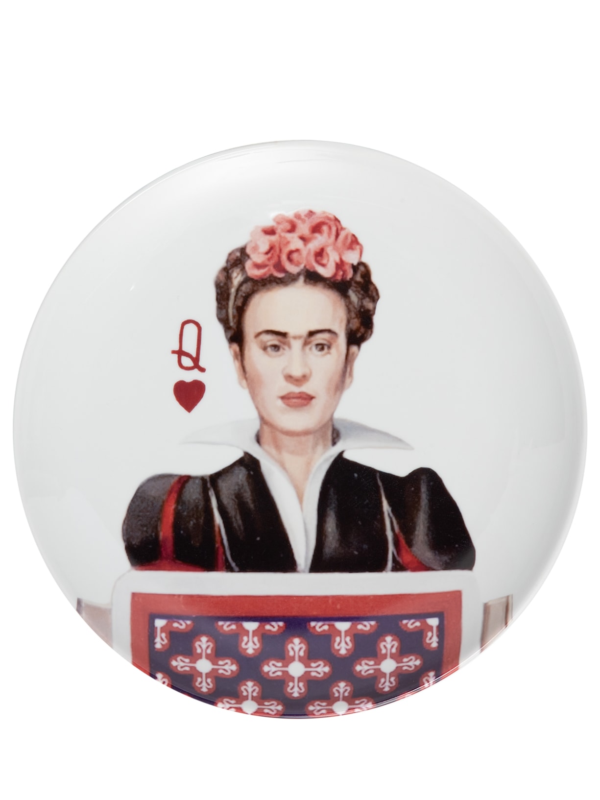 Prato Decorativo Cartas Frida Kahlo - Branco