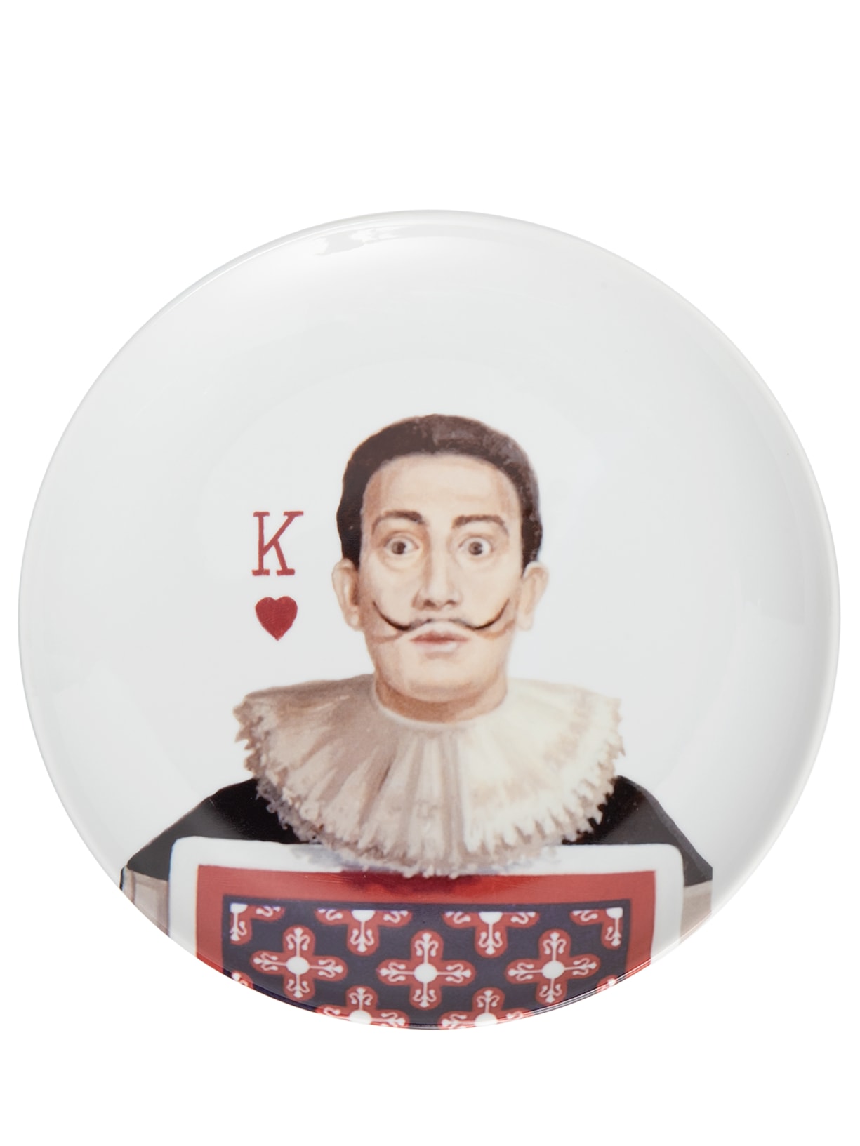 Prato Decorativo Cartas Salvador Dali - Branco