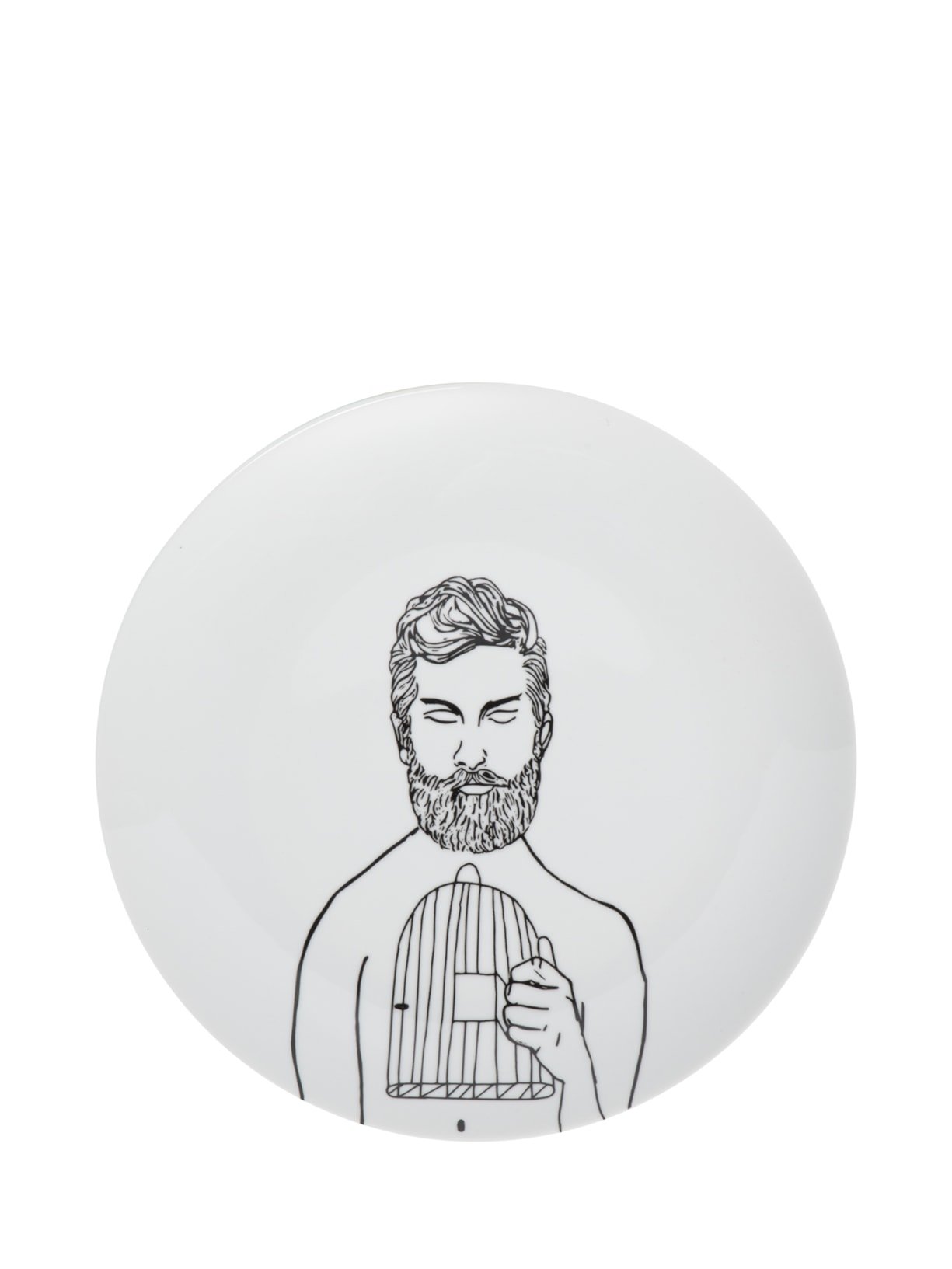 Prato Decorativo De Dentro Liberta - Branco