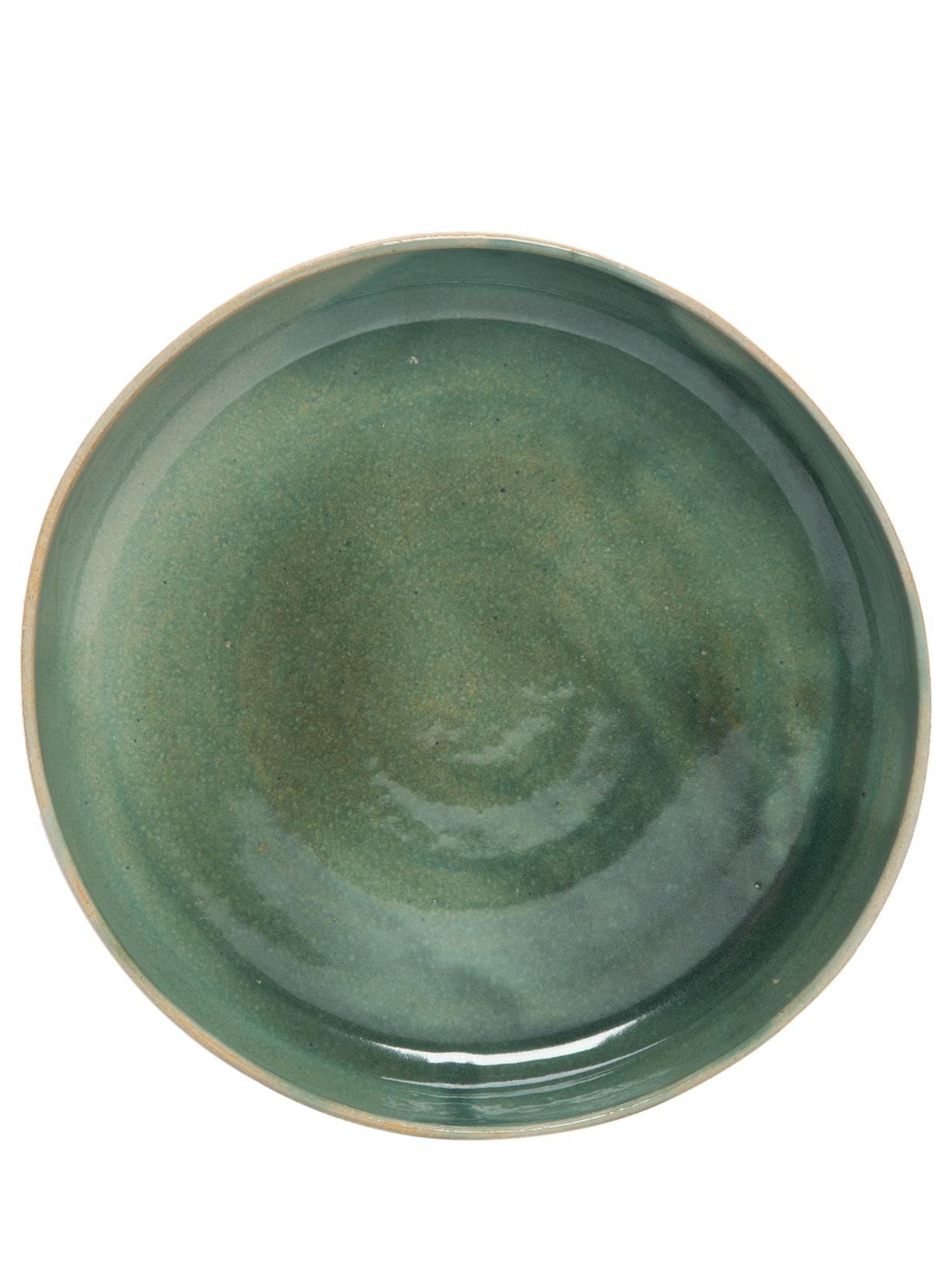 Prato Fundo Brilho Em Cerâmica - Verde