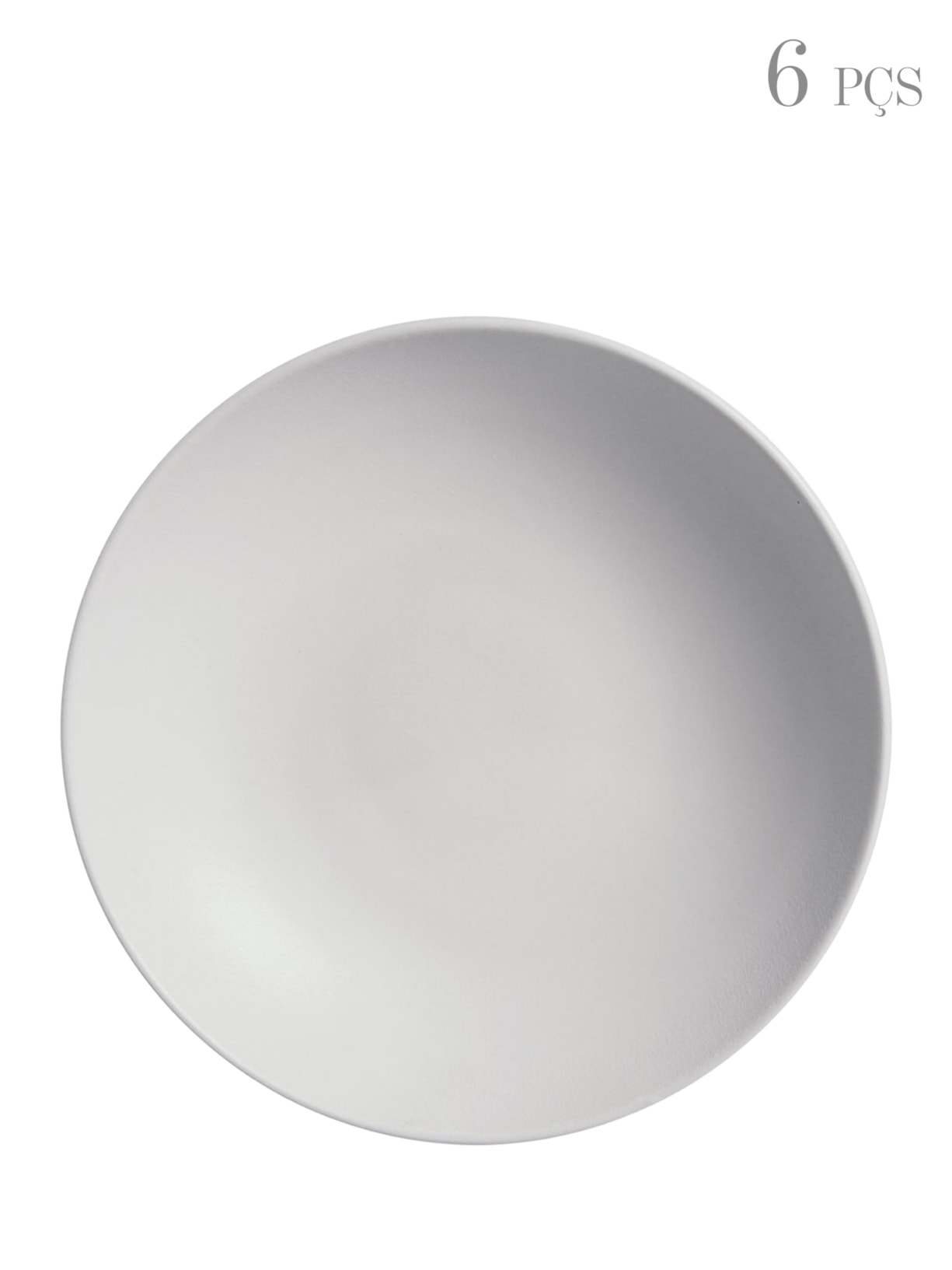 Prato Fundo Coup Stoneware Vit Cinza Porto Brasil
