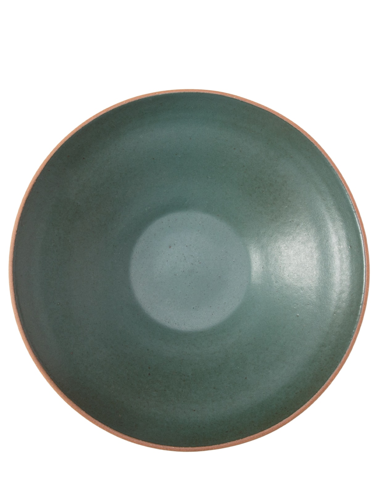 Prato Fundo Em Cerâmica - Verde