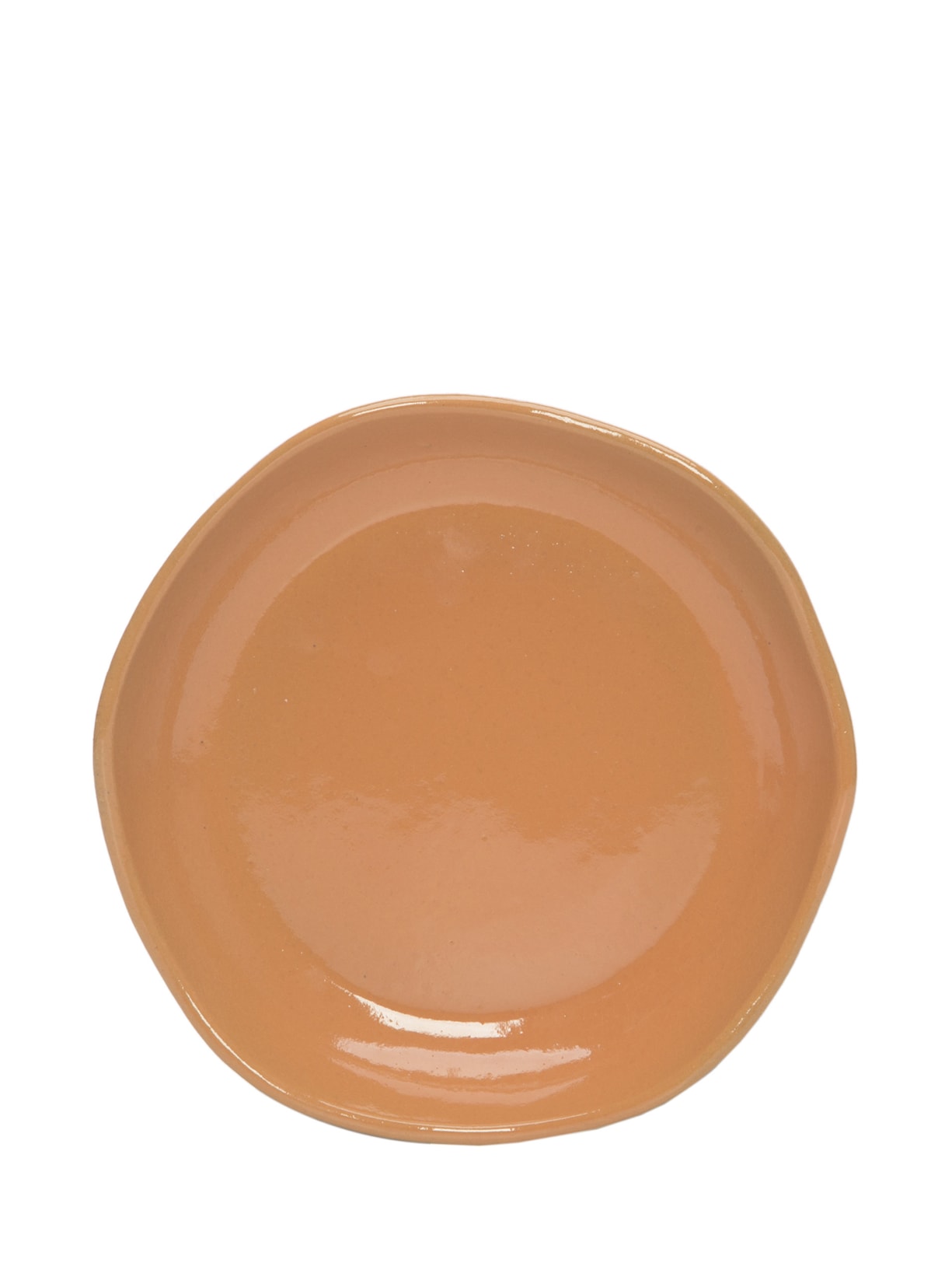 Prato Fundo Orgânico Em Cerâmica - Laranja