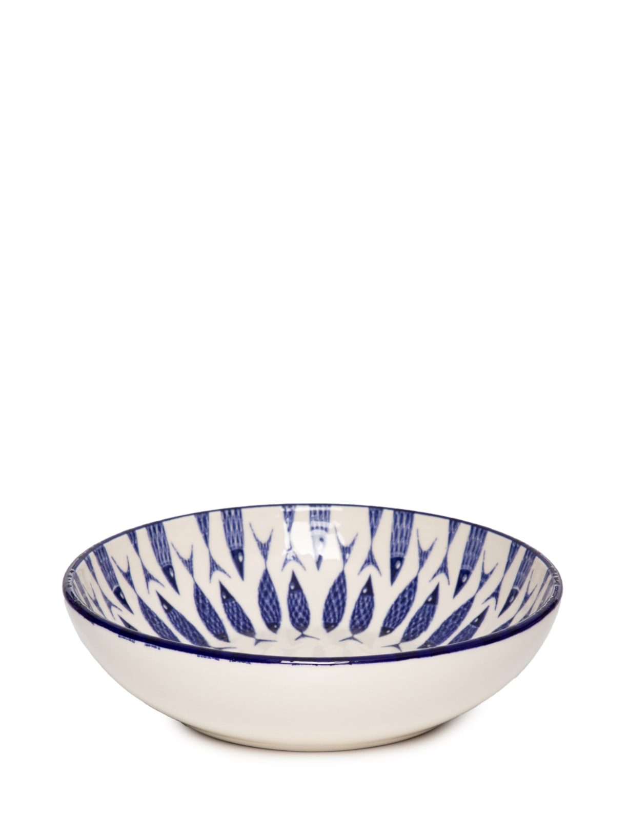 Prato Fundo Peixes - Azul