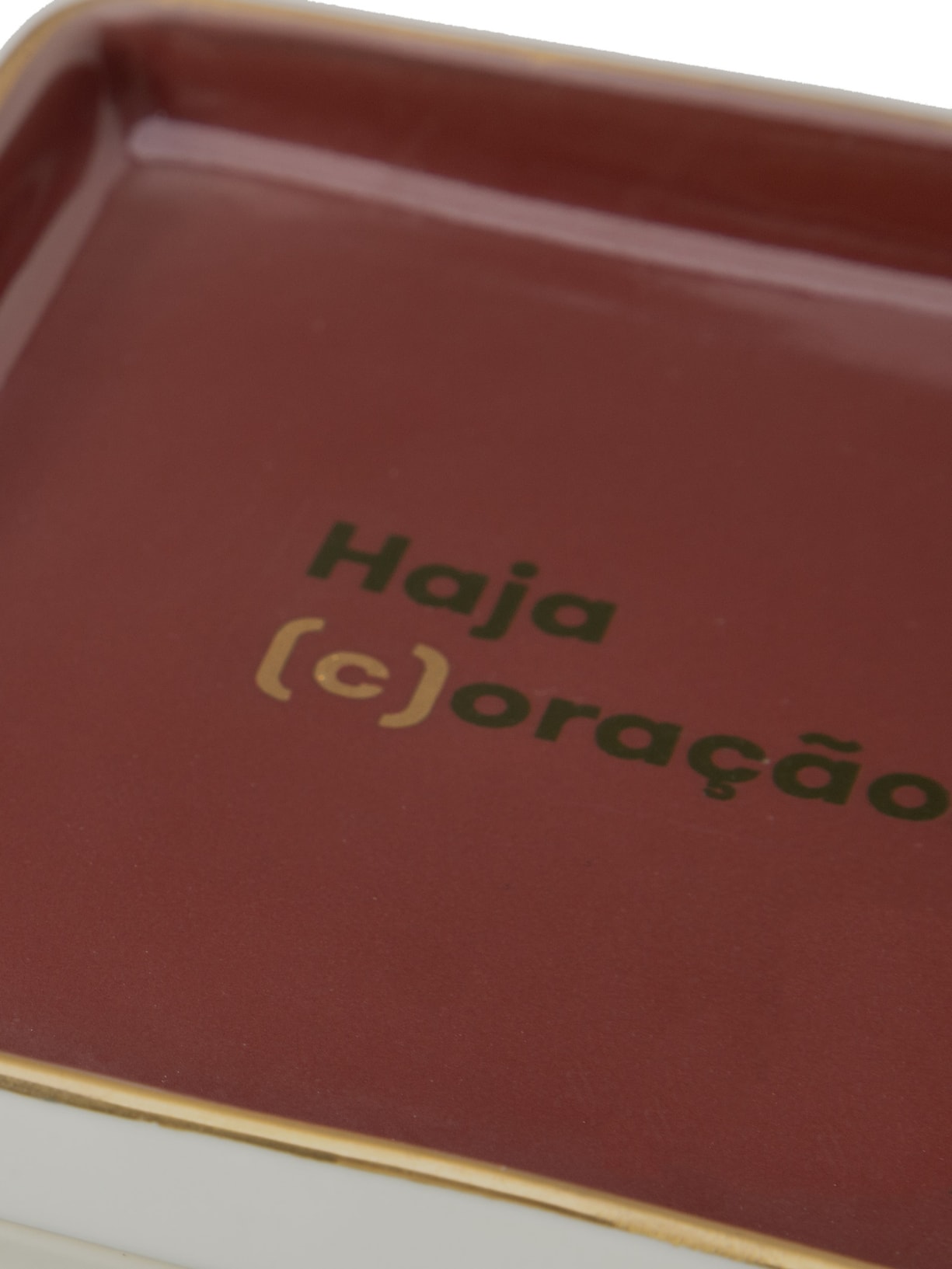 Prato Haja [C]oração Vermelho Pingo!