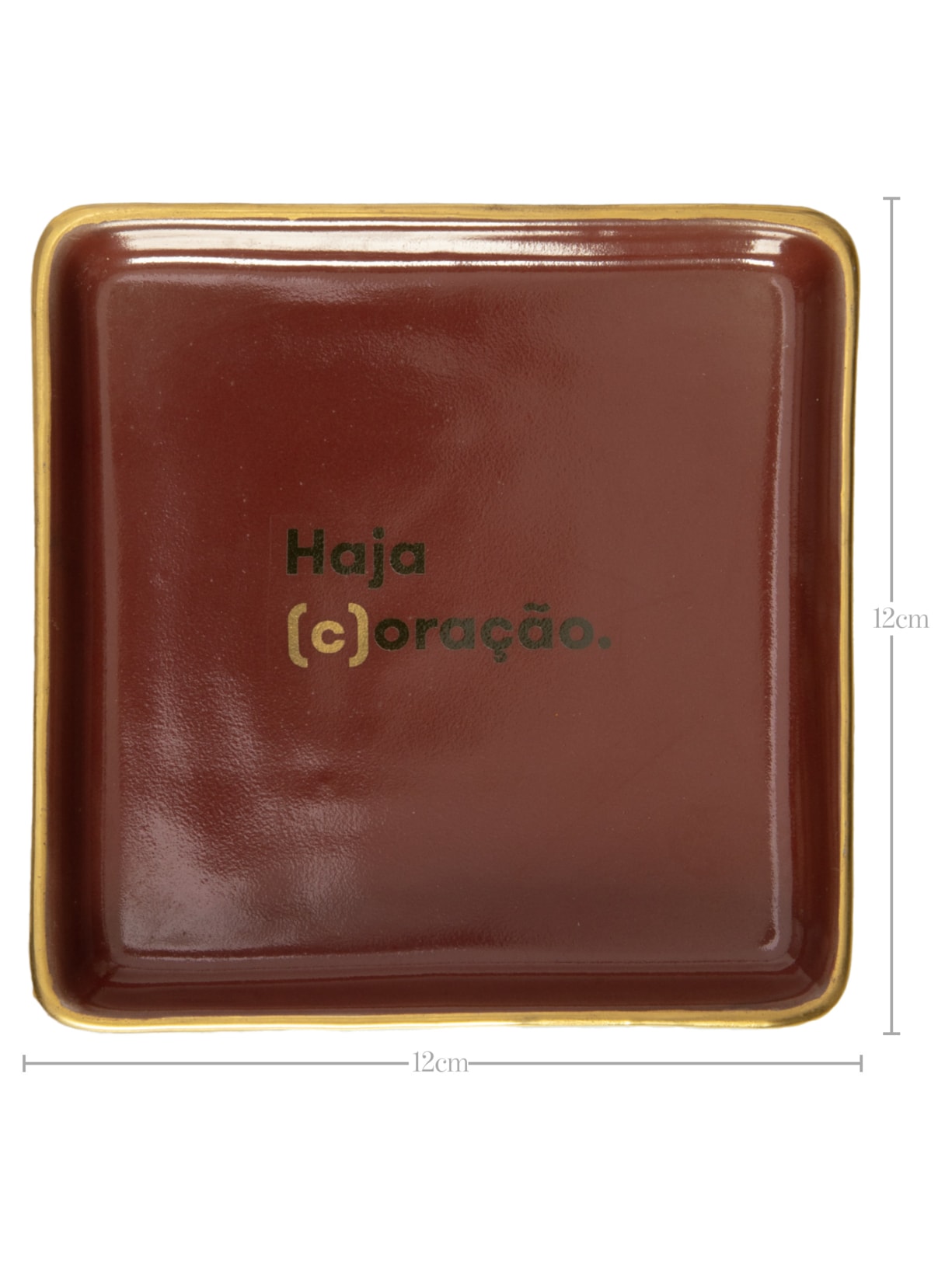 Prato Haja [C]oração Vermelho Pingo!