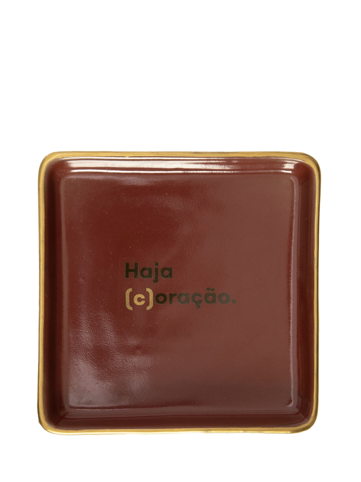 Prato Haja [C]oração Vermelho Pingo!