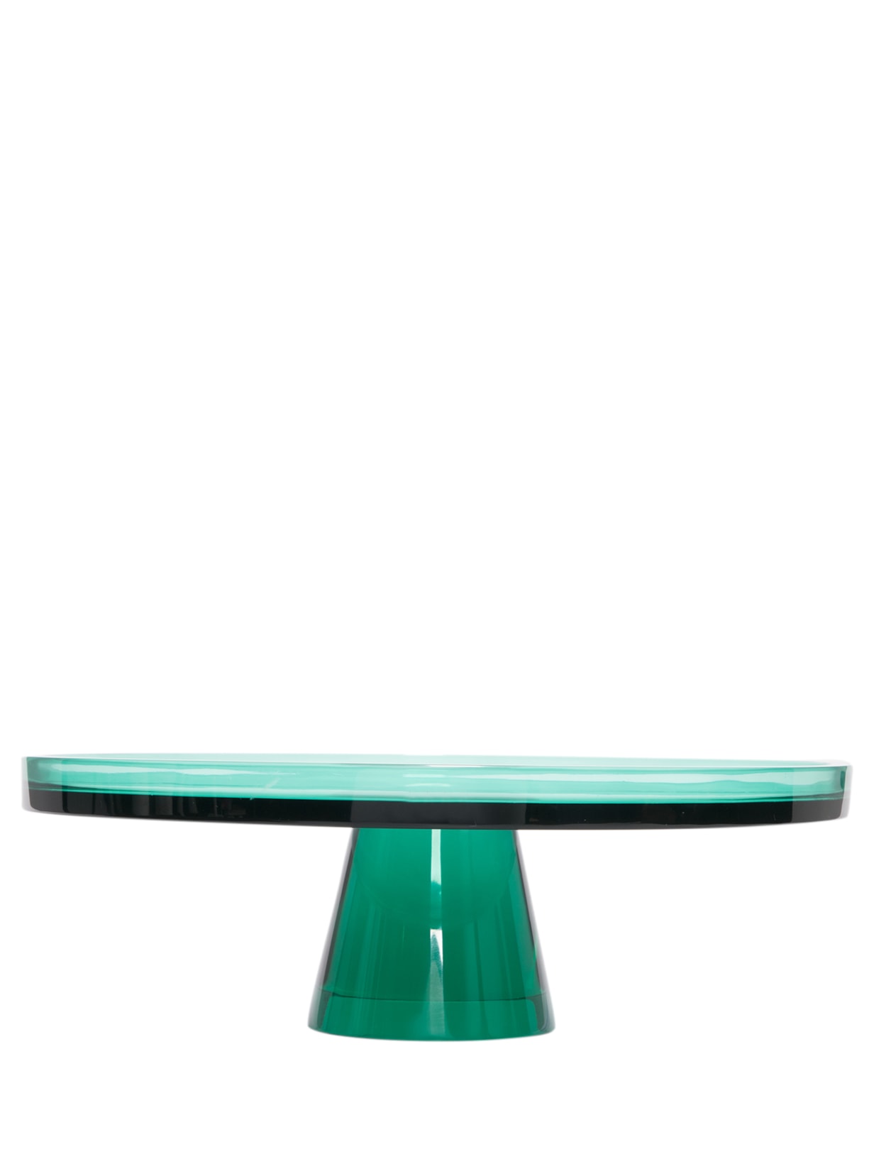 Prato Para Bolo Básico Médio Com Borda - Verde